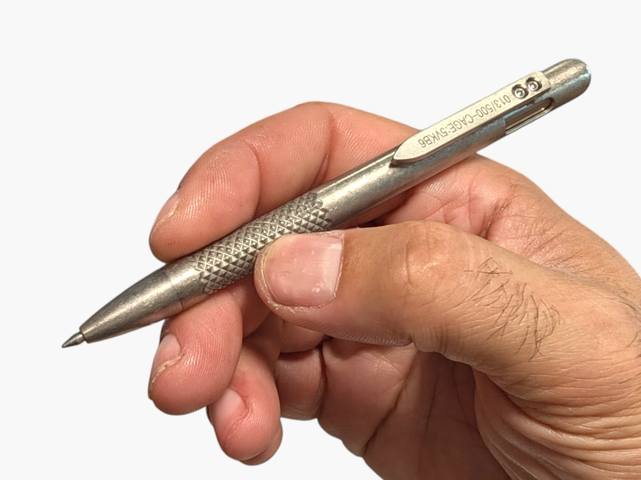 Bolt Action Titanium Flight Suit Pen by Maratac® - Gen 4 - Diamond Max Grip ( Coming Soon! )