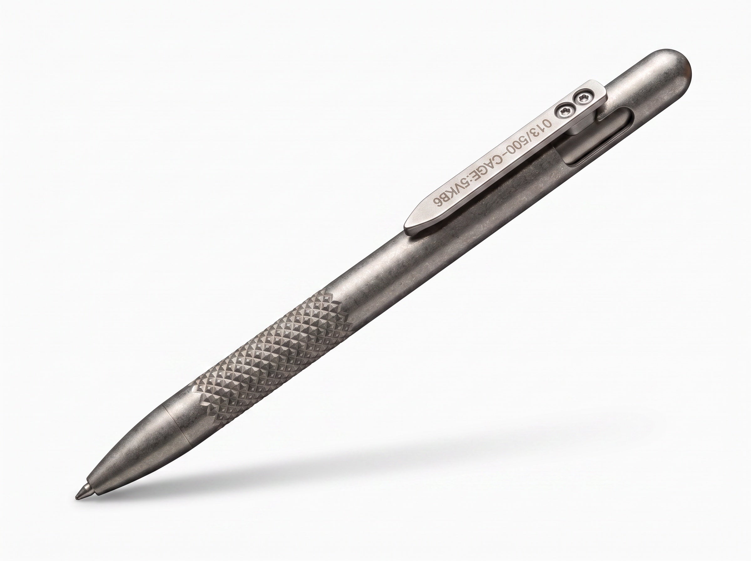 Bolt Action Titanium Flight Suit Pen by Maratac® - Gen 4 - Diamond Max Grip ( Coming Soon! )