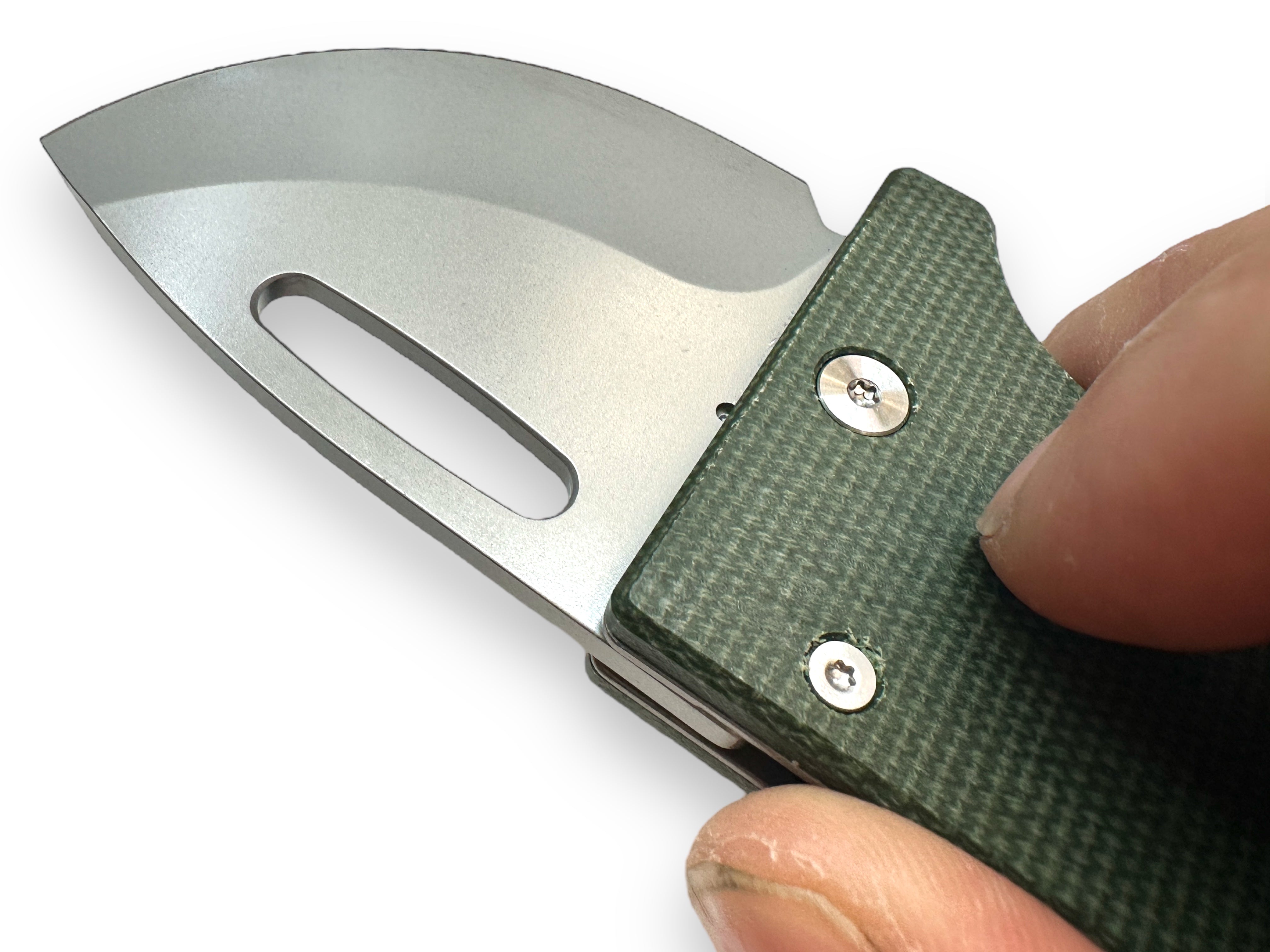 D2 Re-Action - Ti ( Canvas Micarta ) - Sold Out - Back Order Now