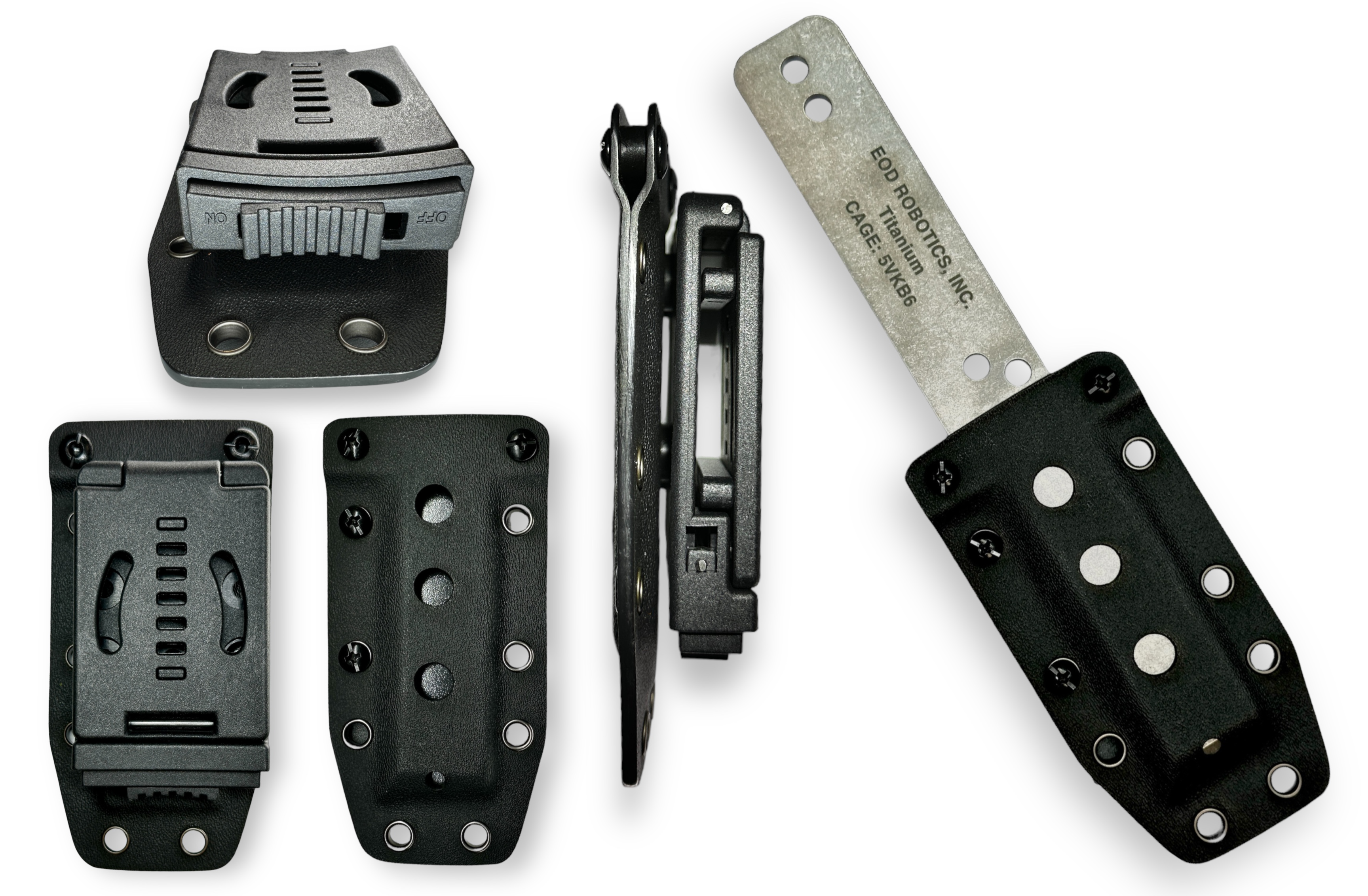 Kydex Combo - Molded Sheath + Adjustable Belt Lock for EOD Breacher Bar - Gen 2