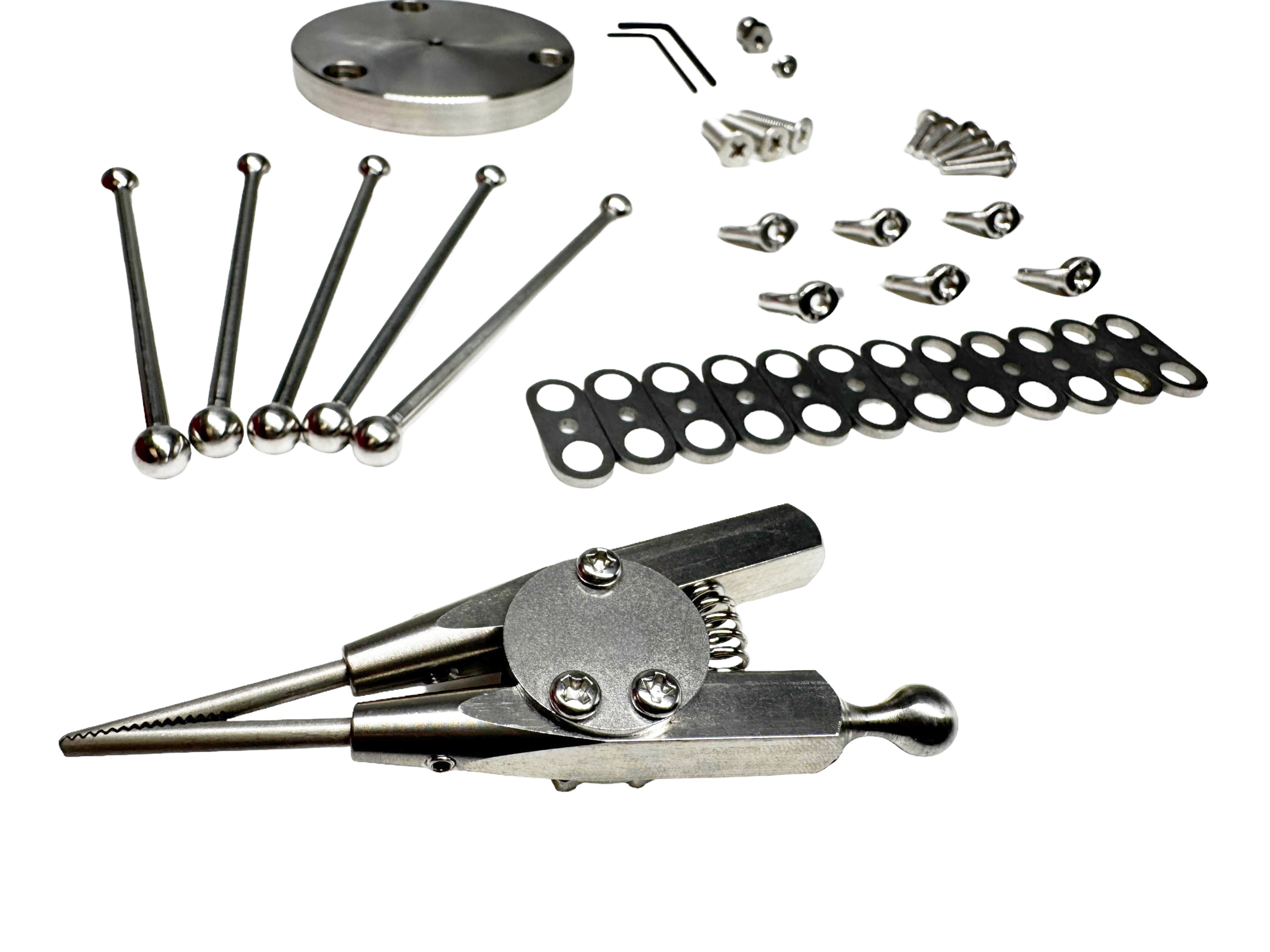 GIGA DIY Hobby Hand Kit - Stainless Steel & Titanium by Maratac®