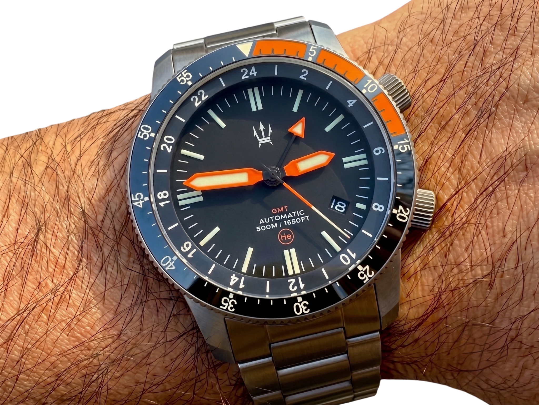 500M Alto Mare 42mm 9075 GMT - Stainless Steel Automatic Watch - by Maratac® - COMING SOON!