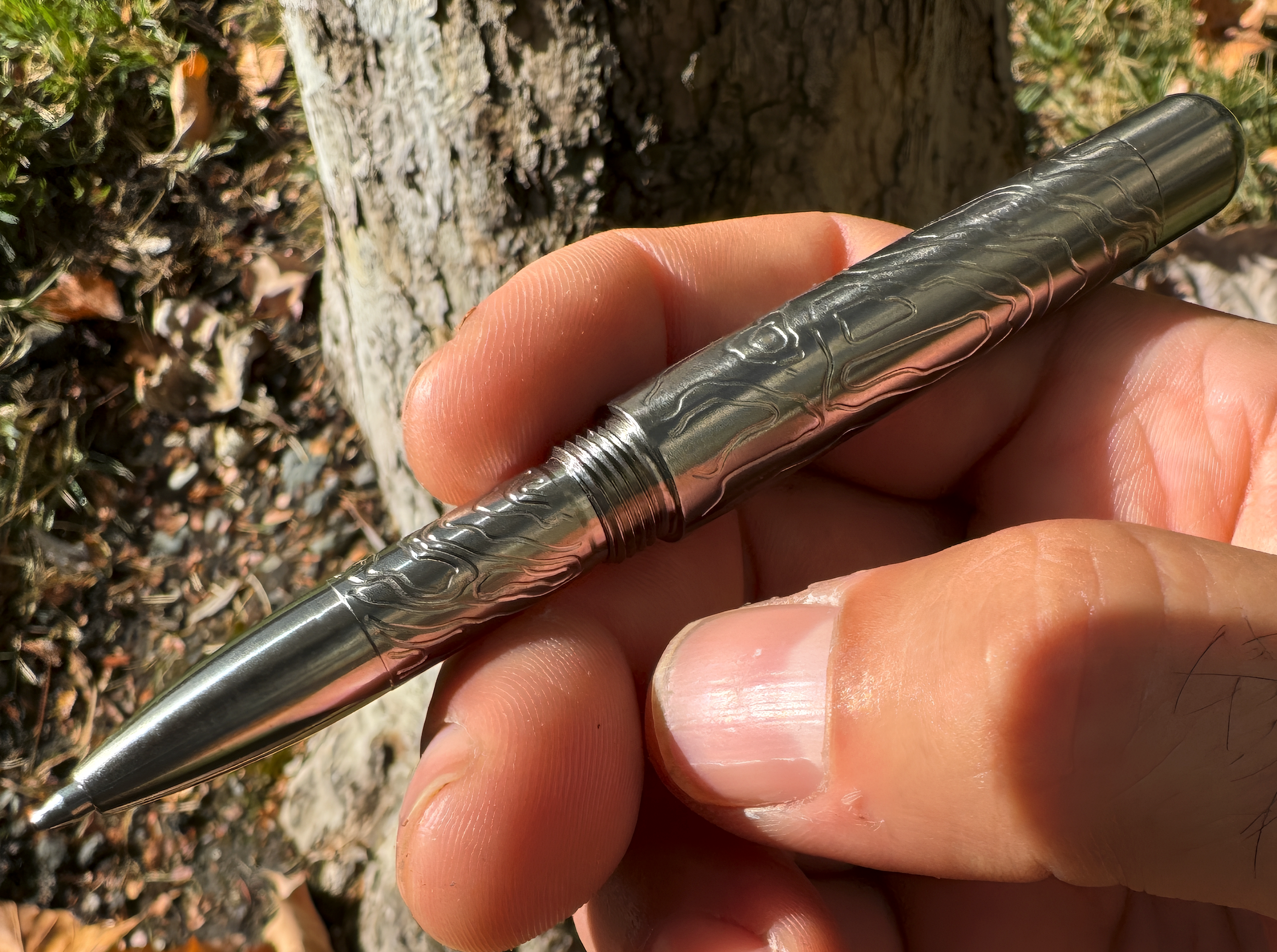 Titanium Embassy Pen Topography Edition - Gen 8