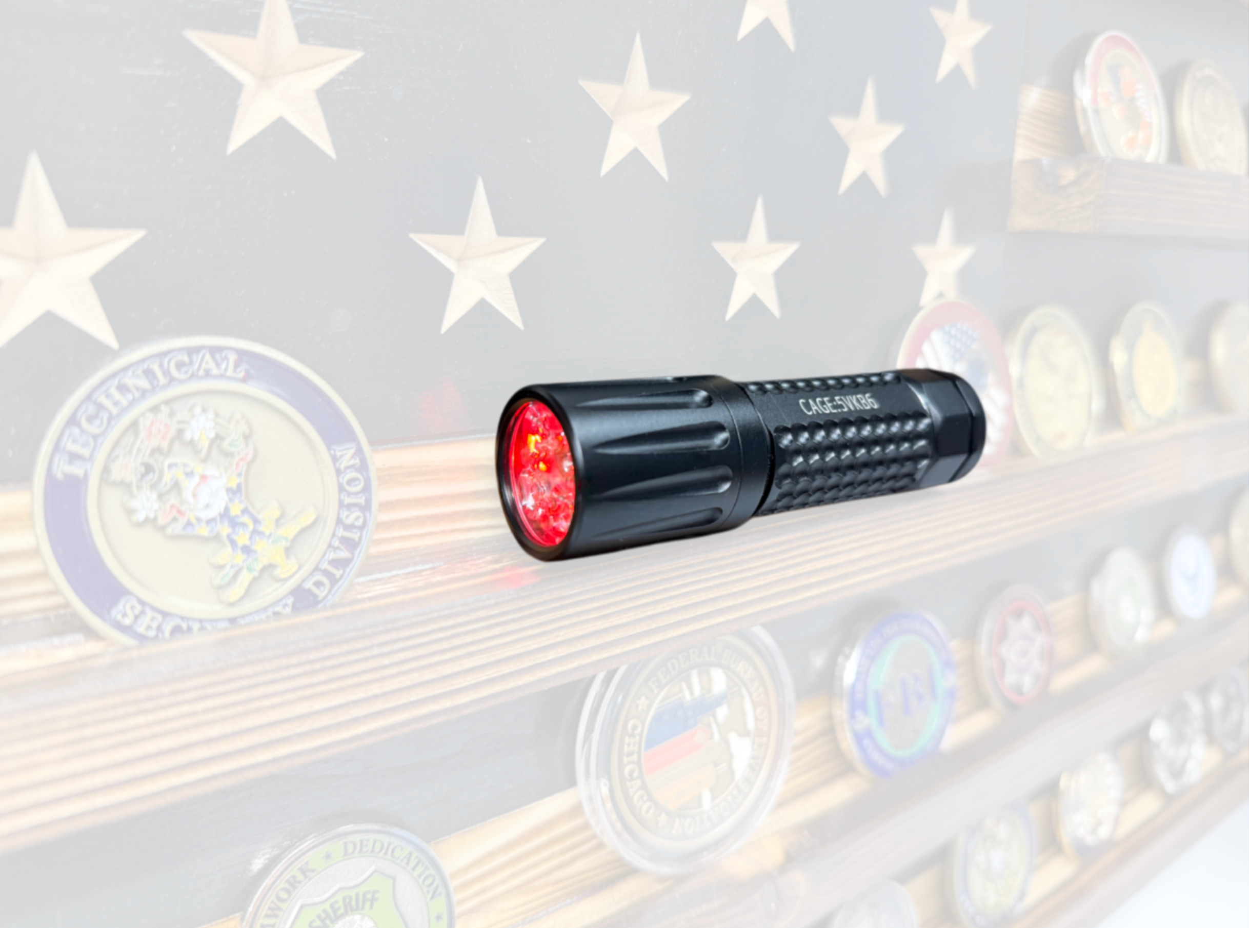 Maratac® 4X Ops Flood & Beacon Kit ( 4XML White + 4 RED Emitters )