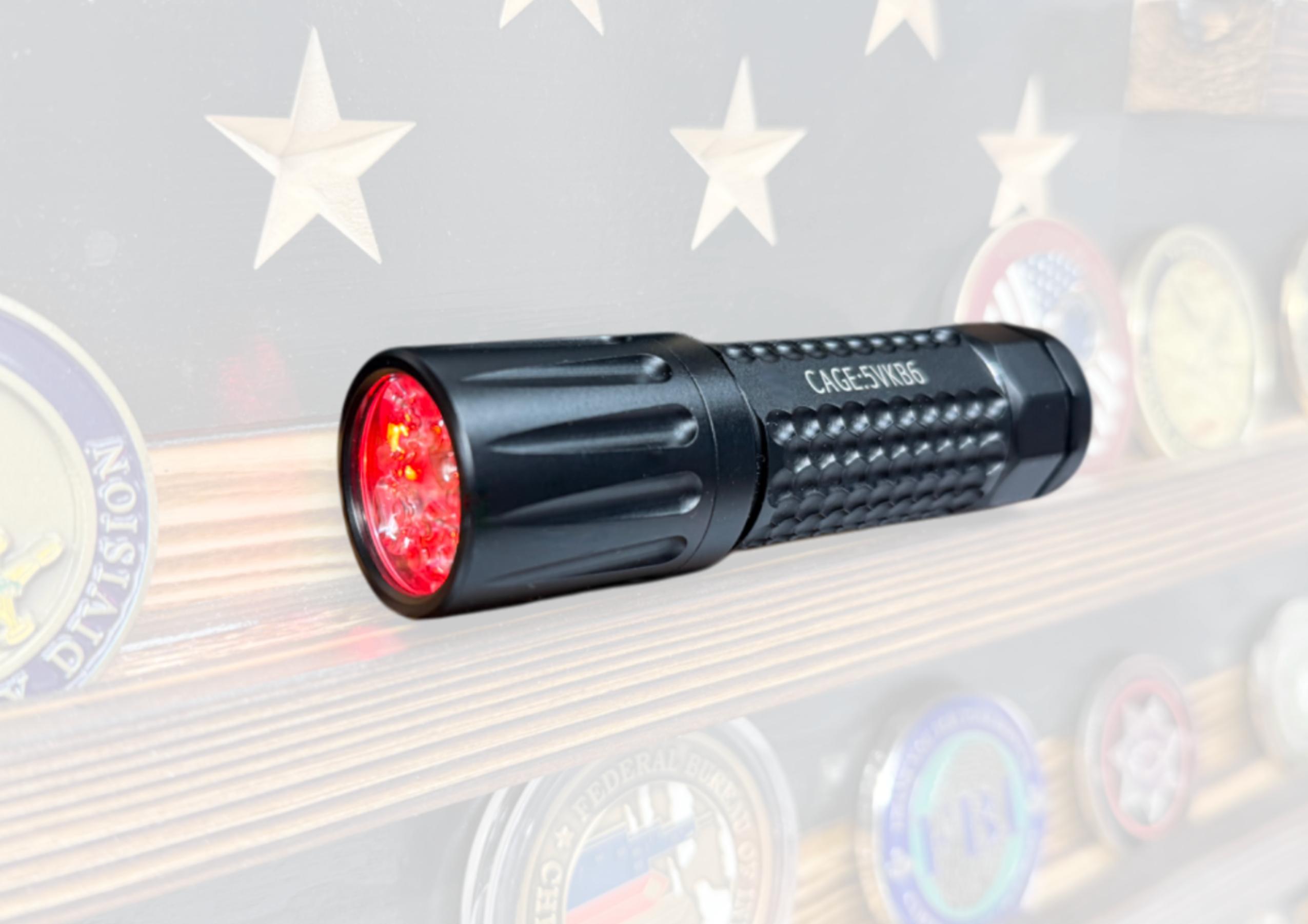 Maratac® 4X Ops Flood & Beacon Kit ( 4XML White + 4 RED Emitters )