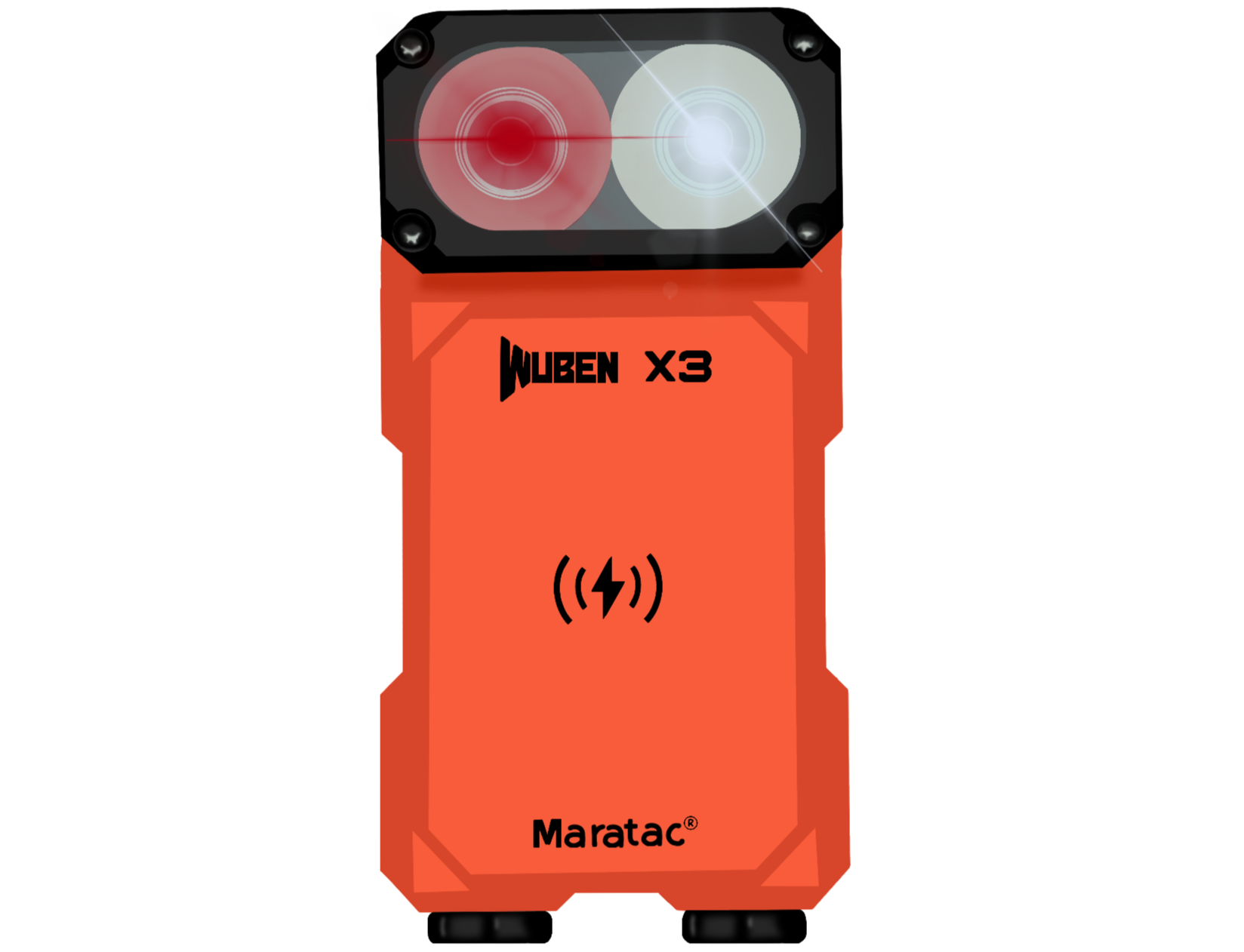 Wuben X3 Gen II - Beacon All-in-One Flashlight + Wireless Dock - CC Exclusive