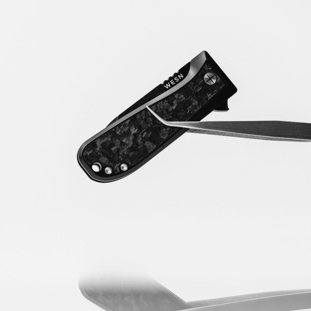 2.8" CPM S35VN, PVD & Titanium - WESN X C+C : THE ALLMAN Knife ( Coming Soon! )