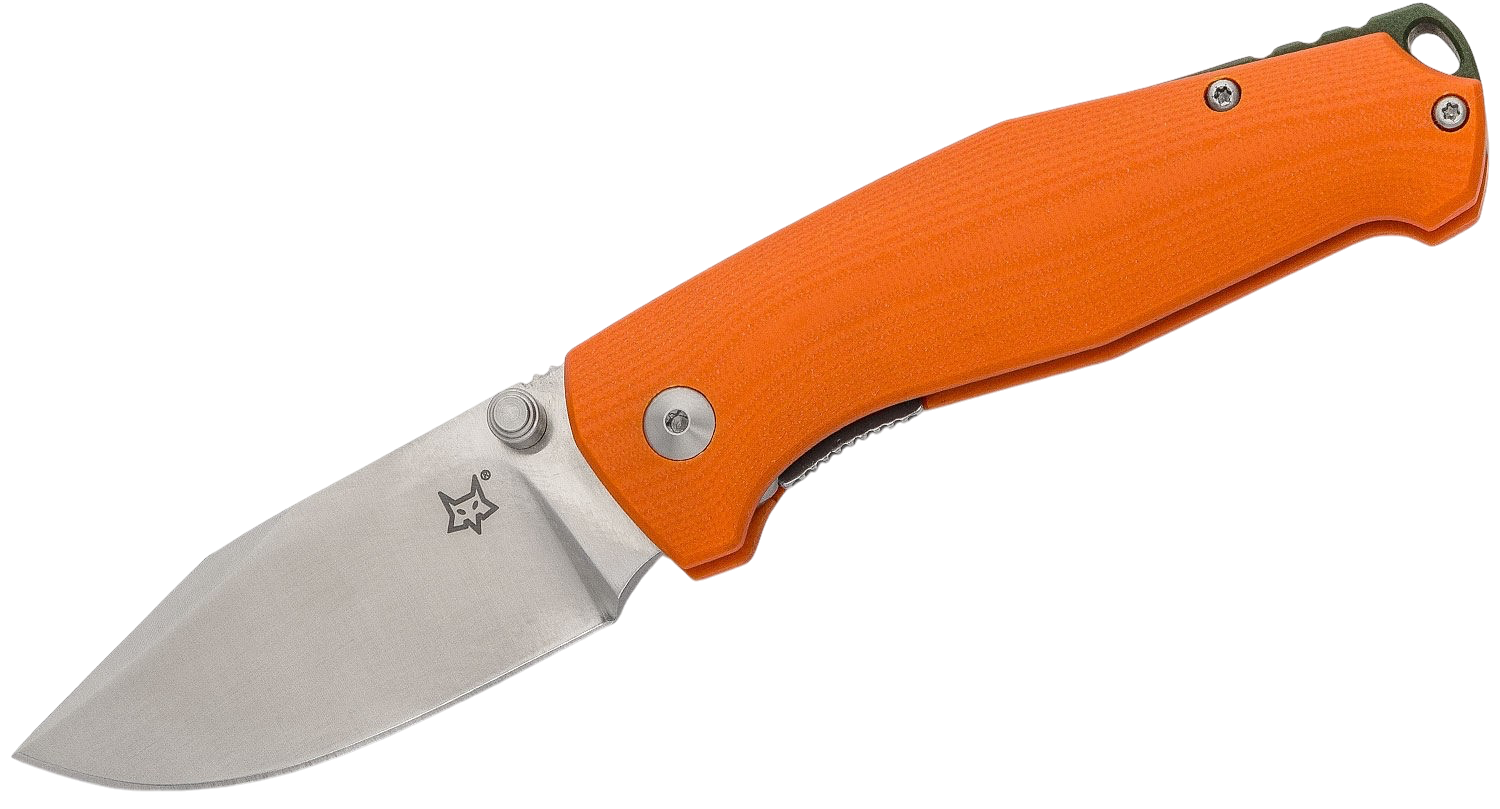 FOX TER - Jesper VOX Design - Orange - N690 Folding Knife - Made In Italy! ( Crazy Special )