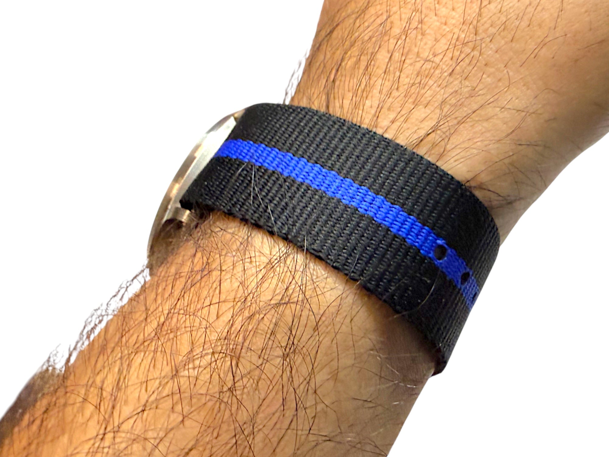 Titanium Thin Blue Line "Mil Series" Bands by Maratac® - Limited Edition