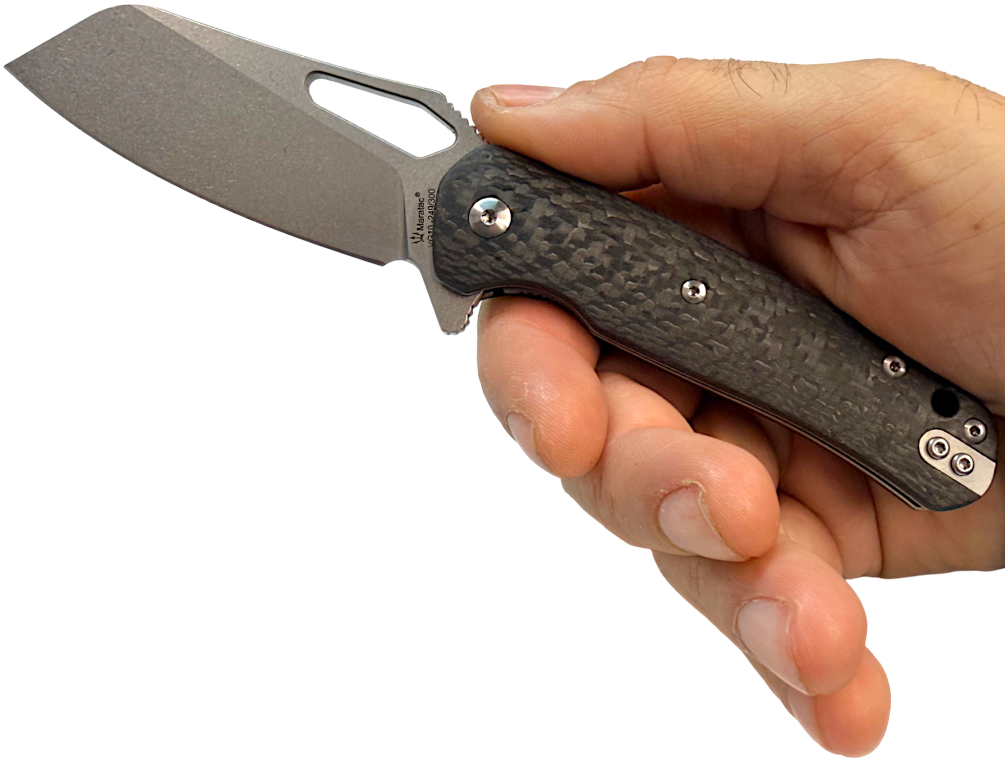 Carbon Arc Flipper - 3" VG10 - Maratac® Knife - Coming Soon!