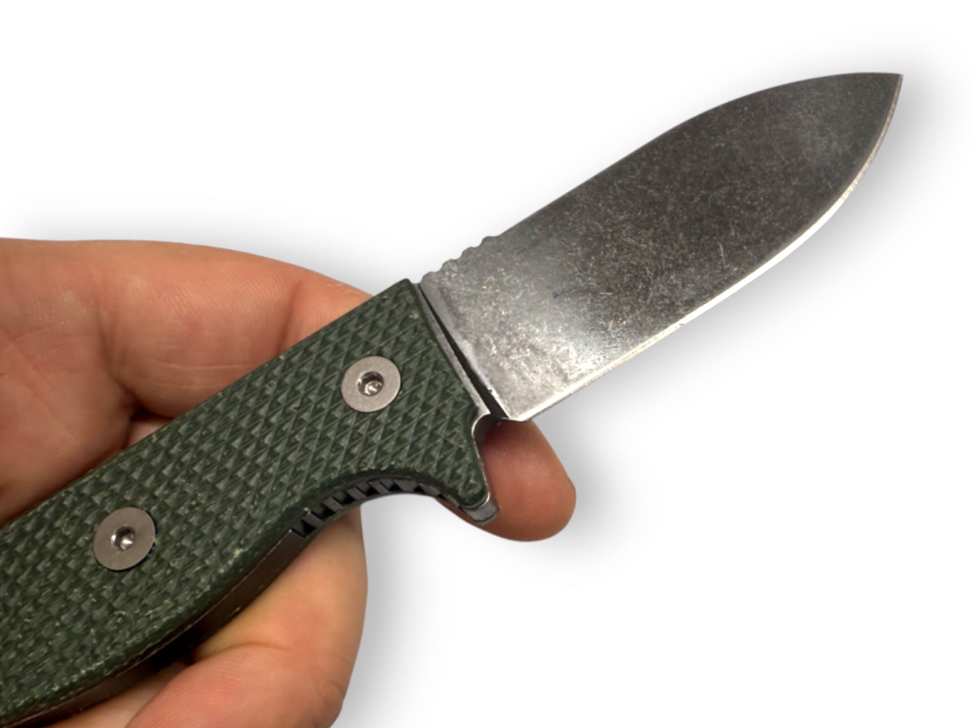 Compact R4A Slim - Ready 4 Action Knife / D2 Fixed Blade ( MICARTA Scales )