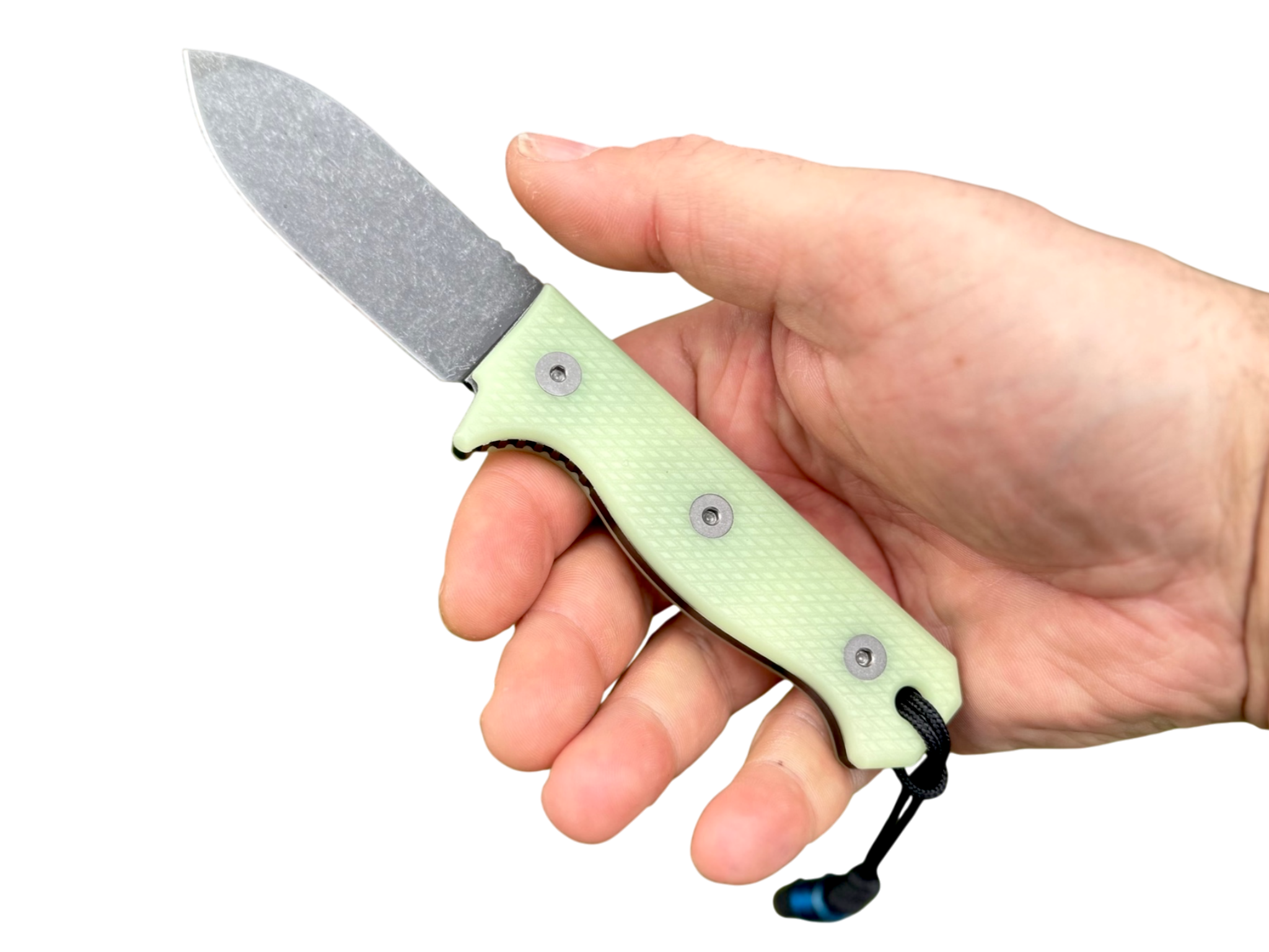 Compact R4A Slim- Ready 4 Action Knife / D2 Fixed Blade ( UGM GLOW Scales )