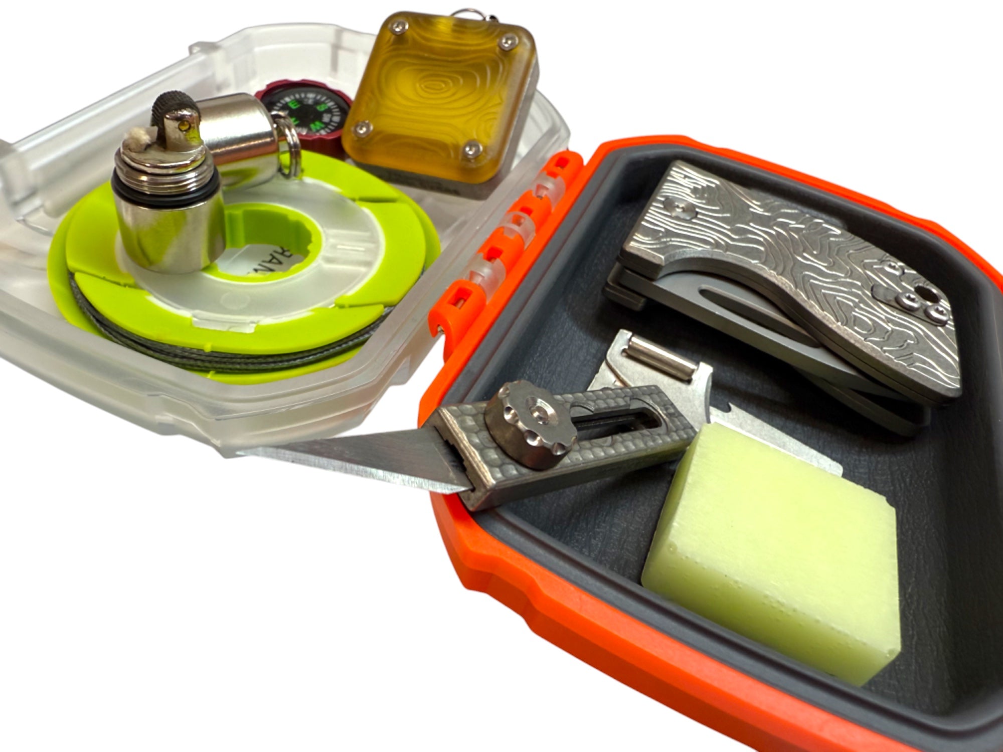 Pocket Size - Hi-Viz Rugged ABS Watertight Storage Box