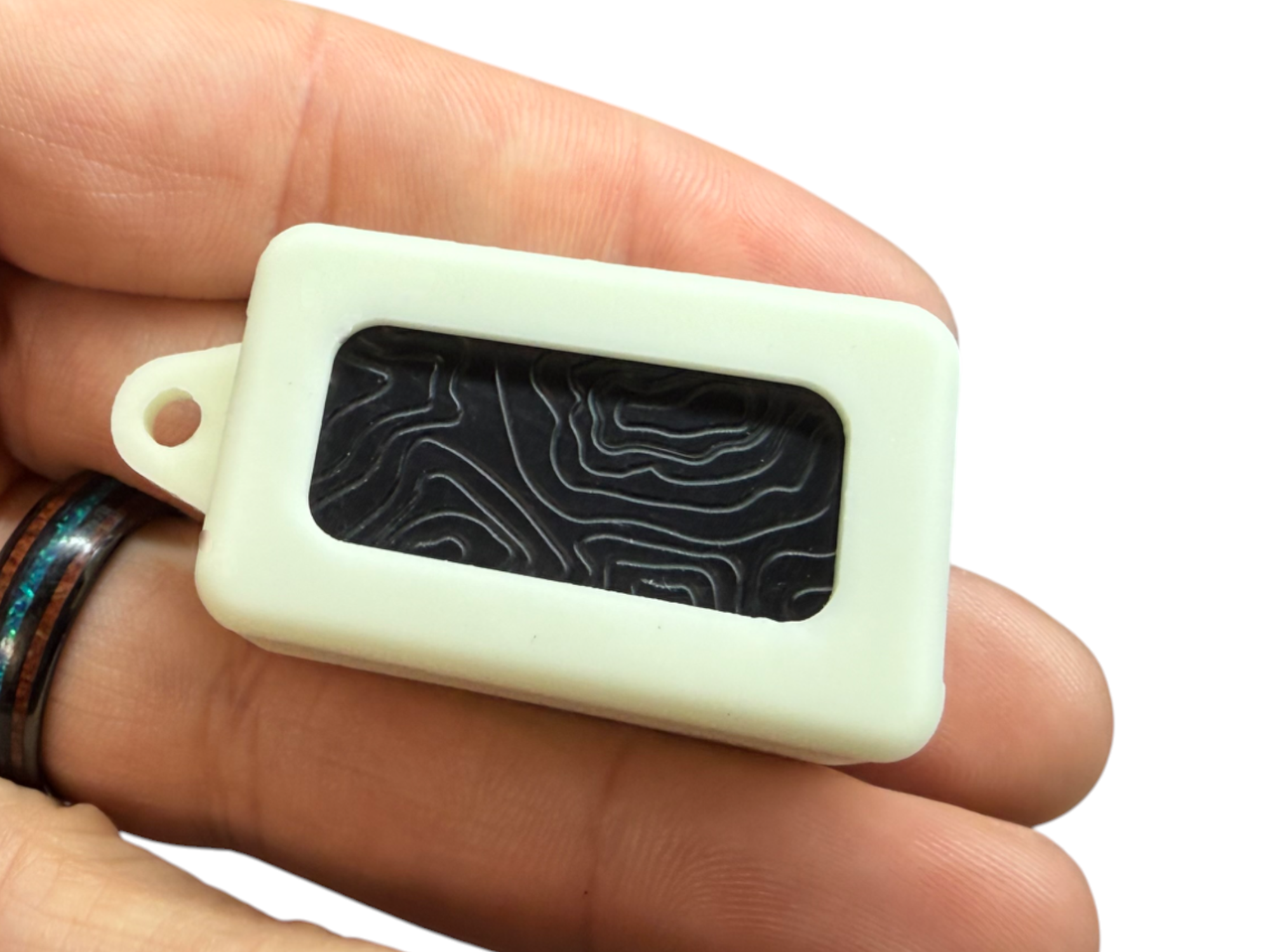 Tiny Delrin Pocket Box - ( Gen 3 ) Topo + Glow Shell