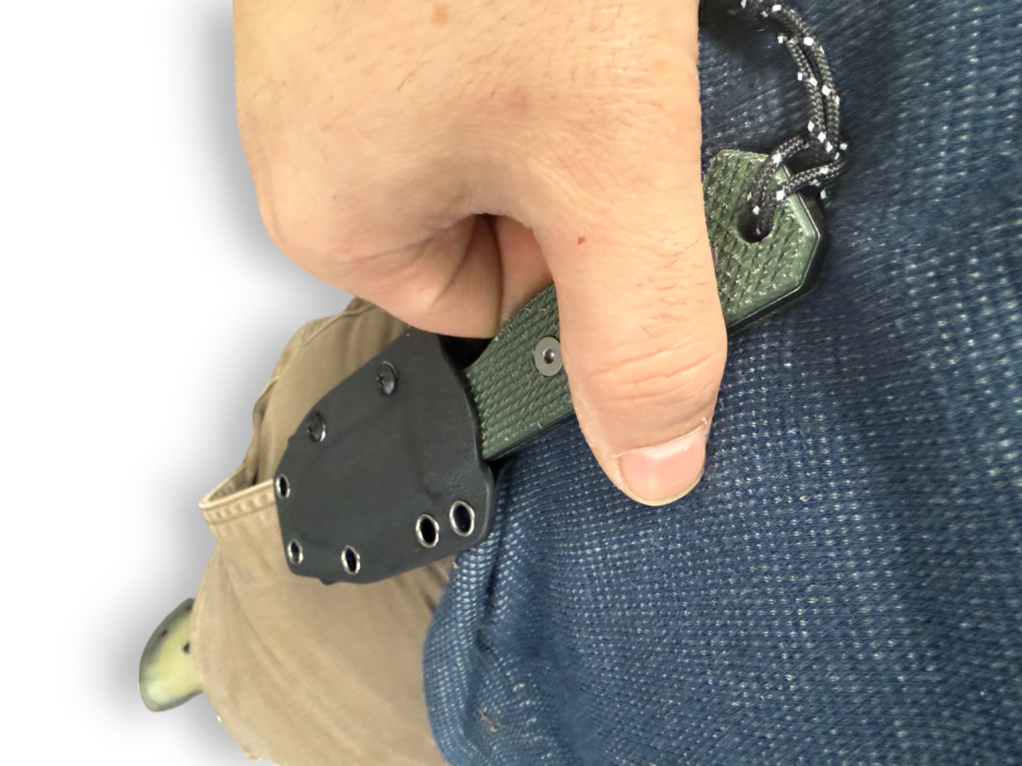 Compact R4A Slim - Ready 4 Action Knife / D2 Fixed Blade ( MICARTA Scales )