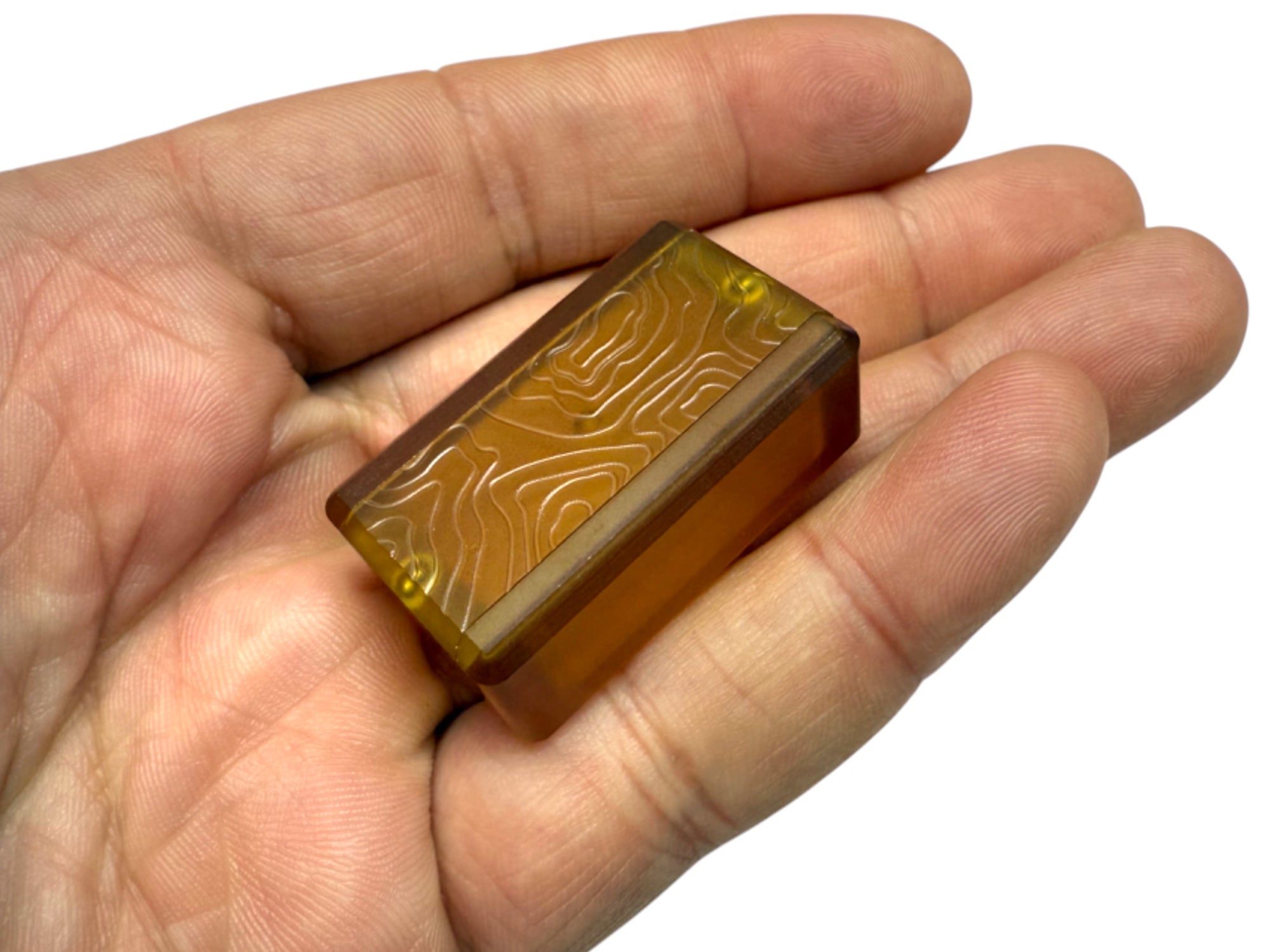 Tiny Ultem Pocket Box - Topo + Glow Silicone Holder - Gen 3