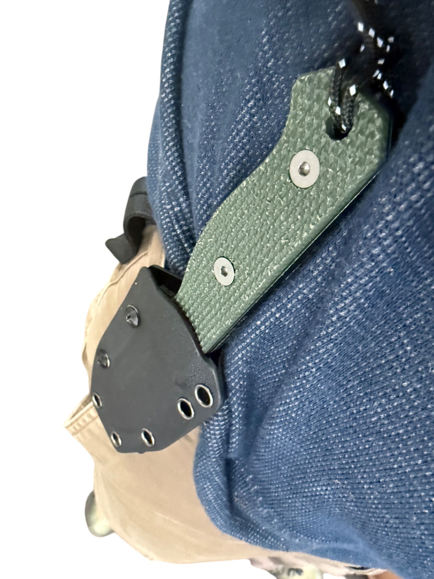 Compact R4A Slim - Ready 4 Action Knife / D2 Fixed Blade ( MICARTA Scales )