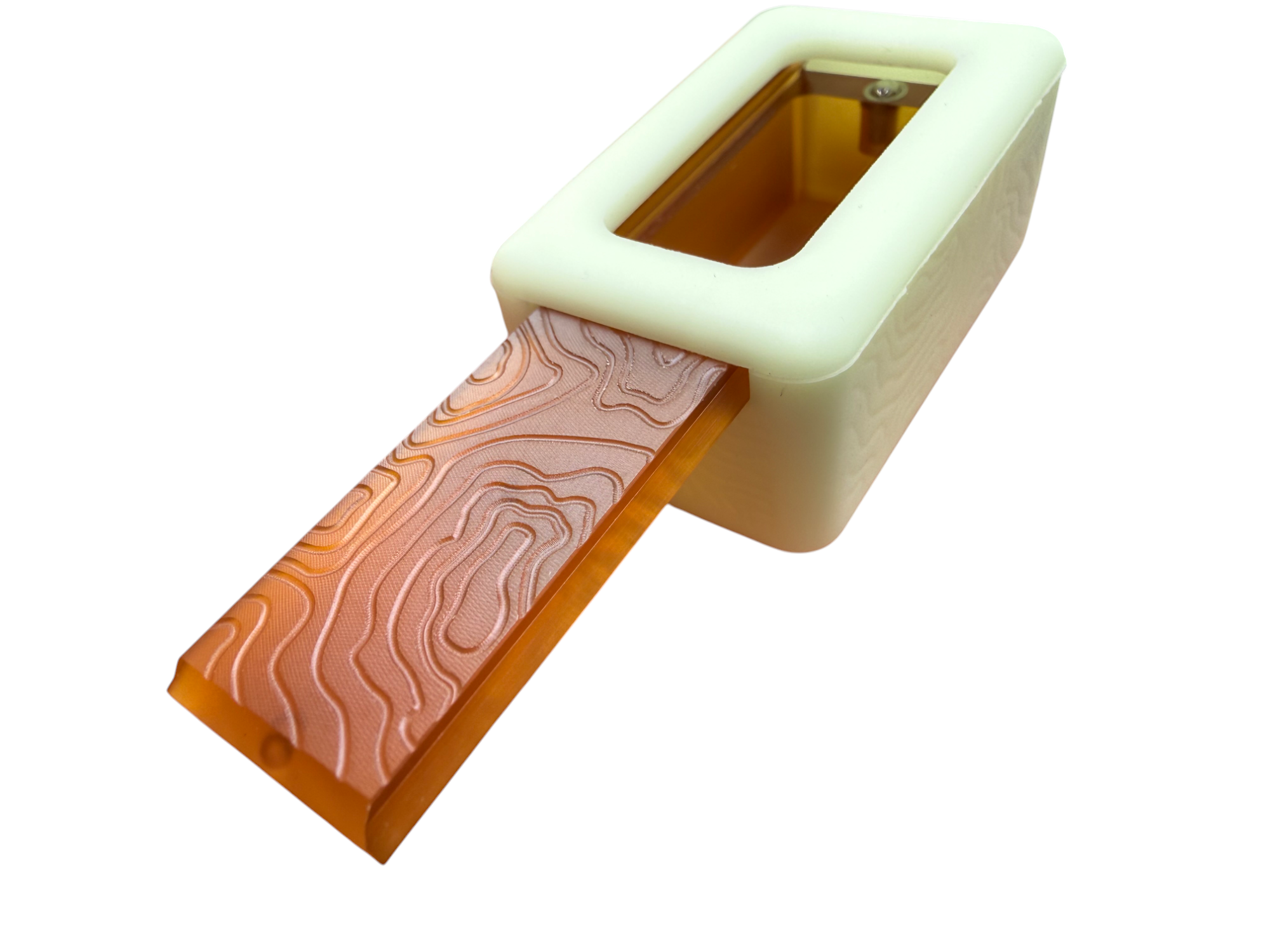 Tiny Ultem Pocket Box - Topo + Glow Silicone Holder - Gen 3