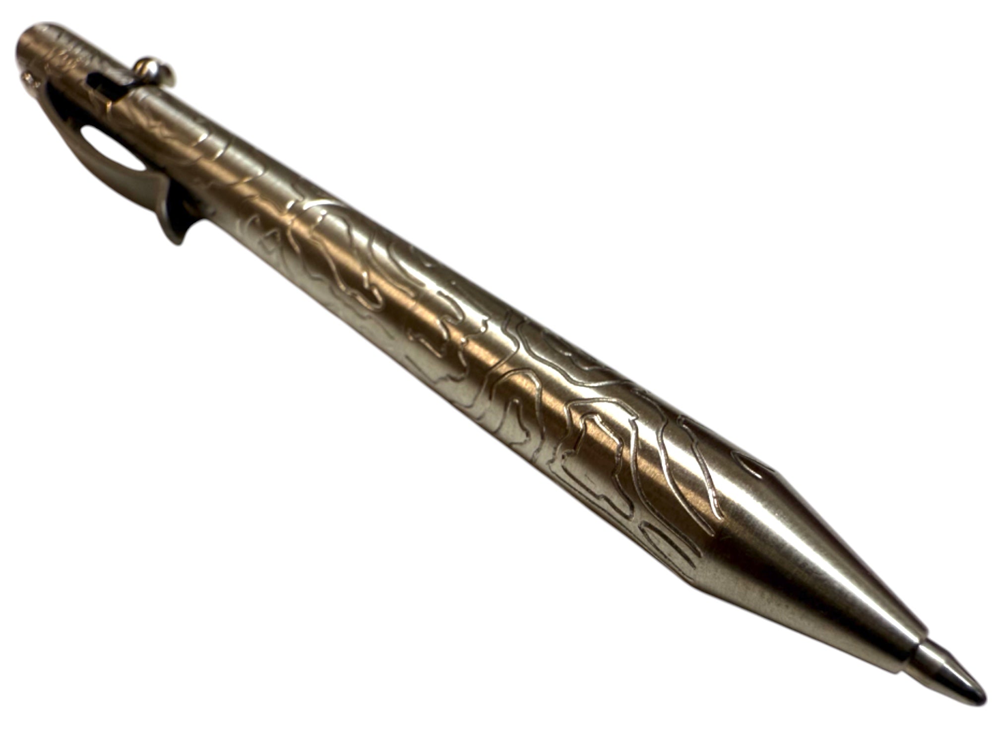 Stainless Steel - MaxMadCo Design - Bolt Action Pen - GEN 2