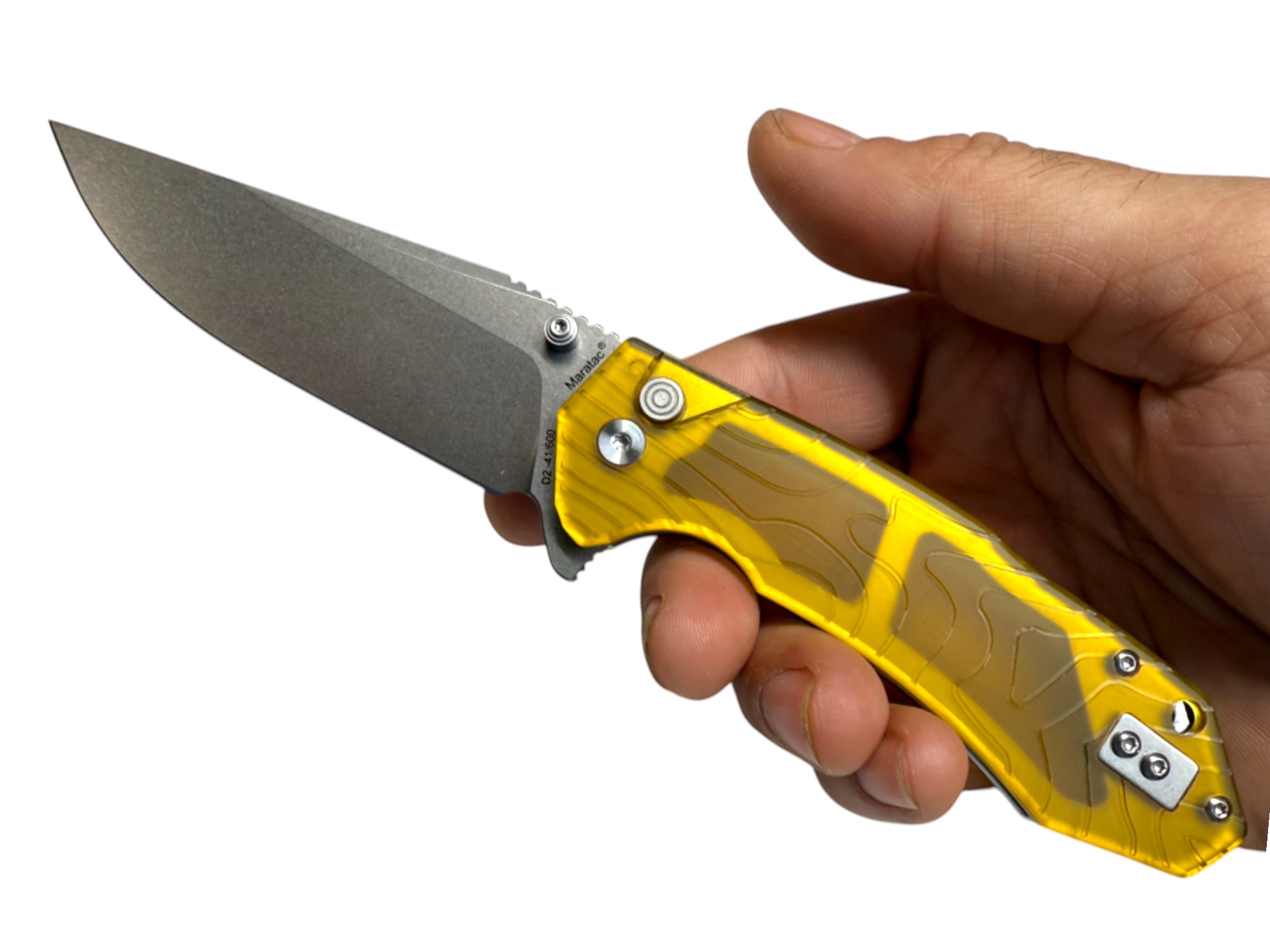 Ultem® - Topo-Trekker D2 Pocket Knife by Maratac®
