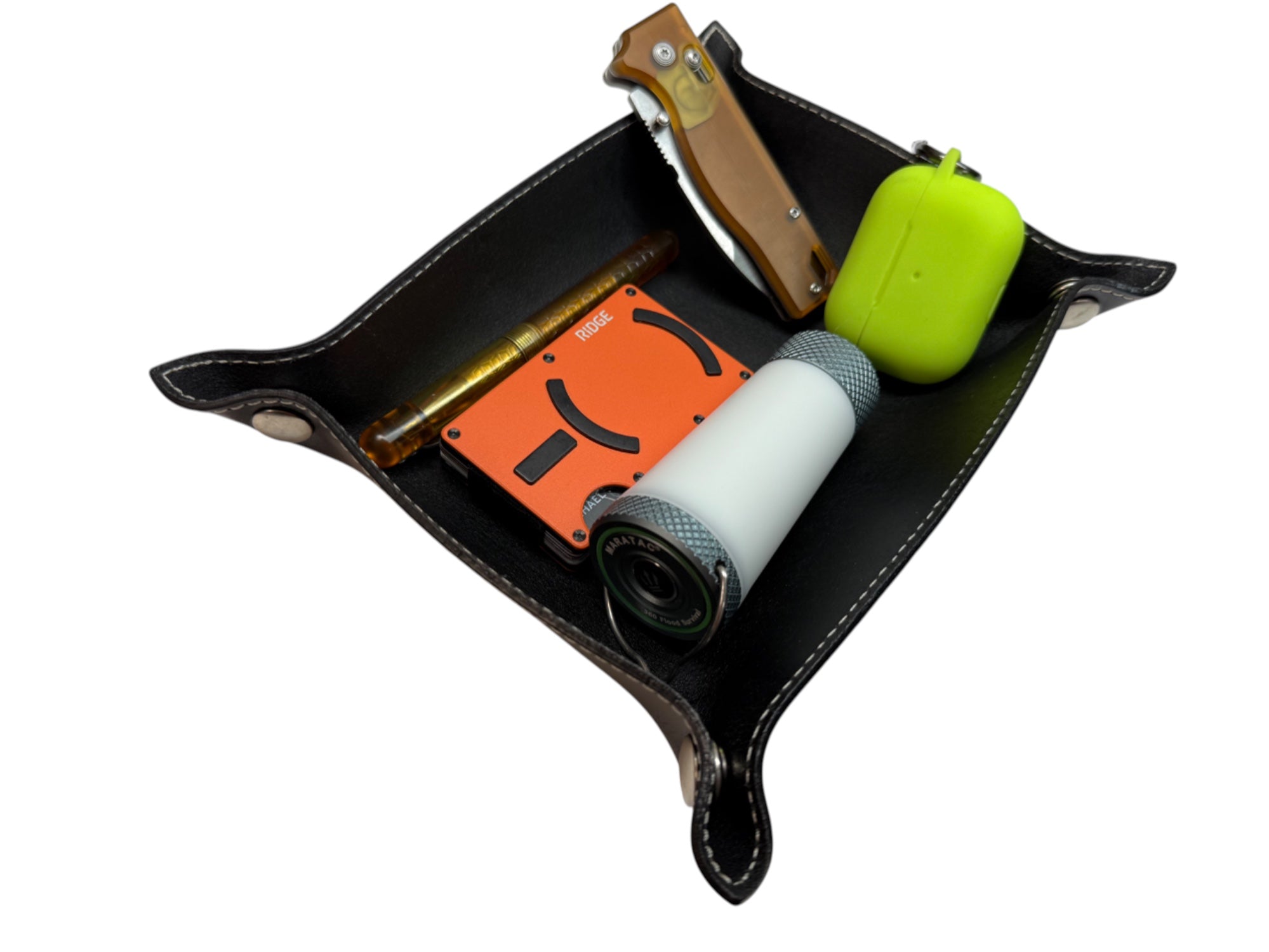 Basecamp - Full Grain Leather Catchall Tray by Maratac®
