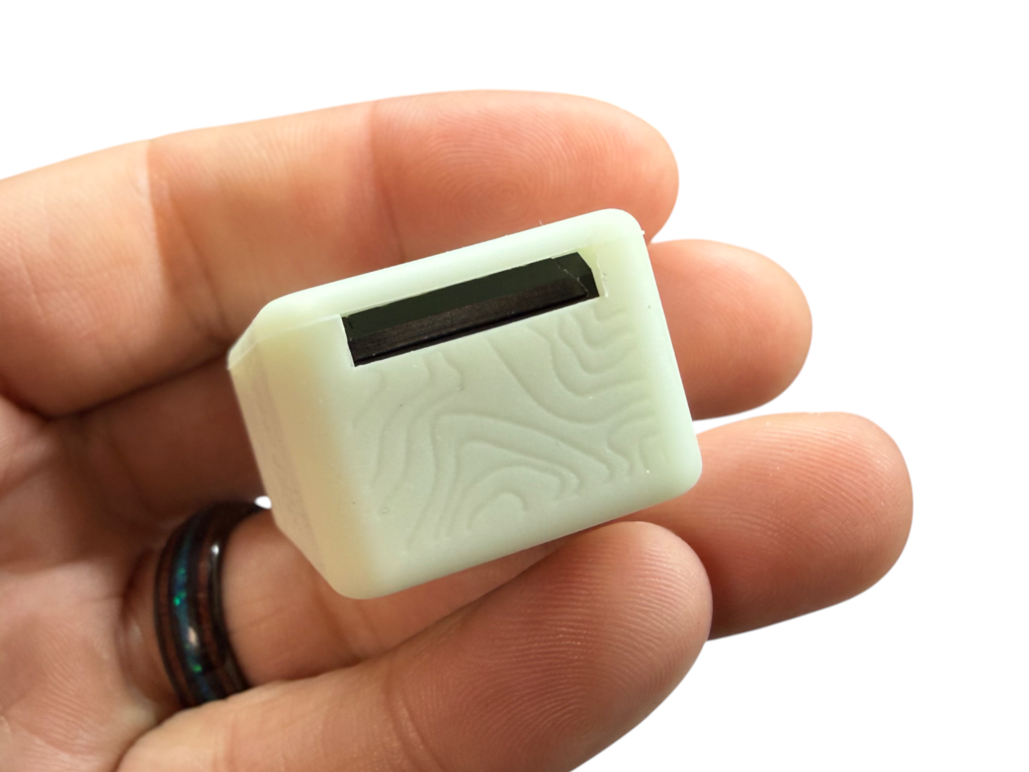 Tiny Delrin Pocket Box - ( Gen 3 ) Topo + Glow Shell