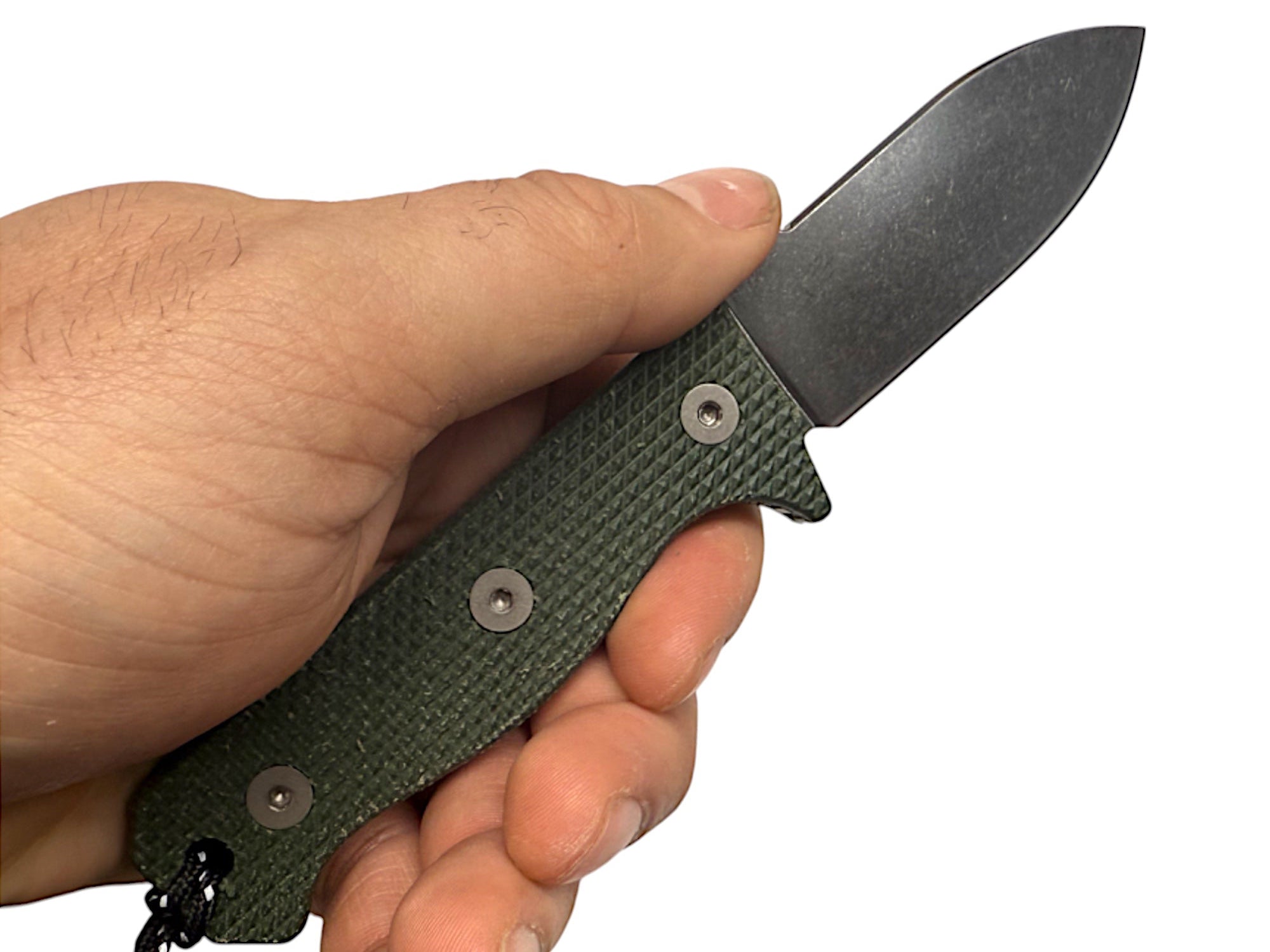 Compact R4A Slim - Ready 4 Action Knife / D2 Fixed Blade ( MICARTA Scales )
