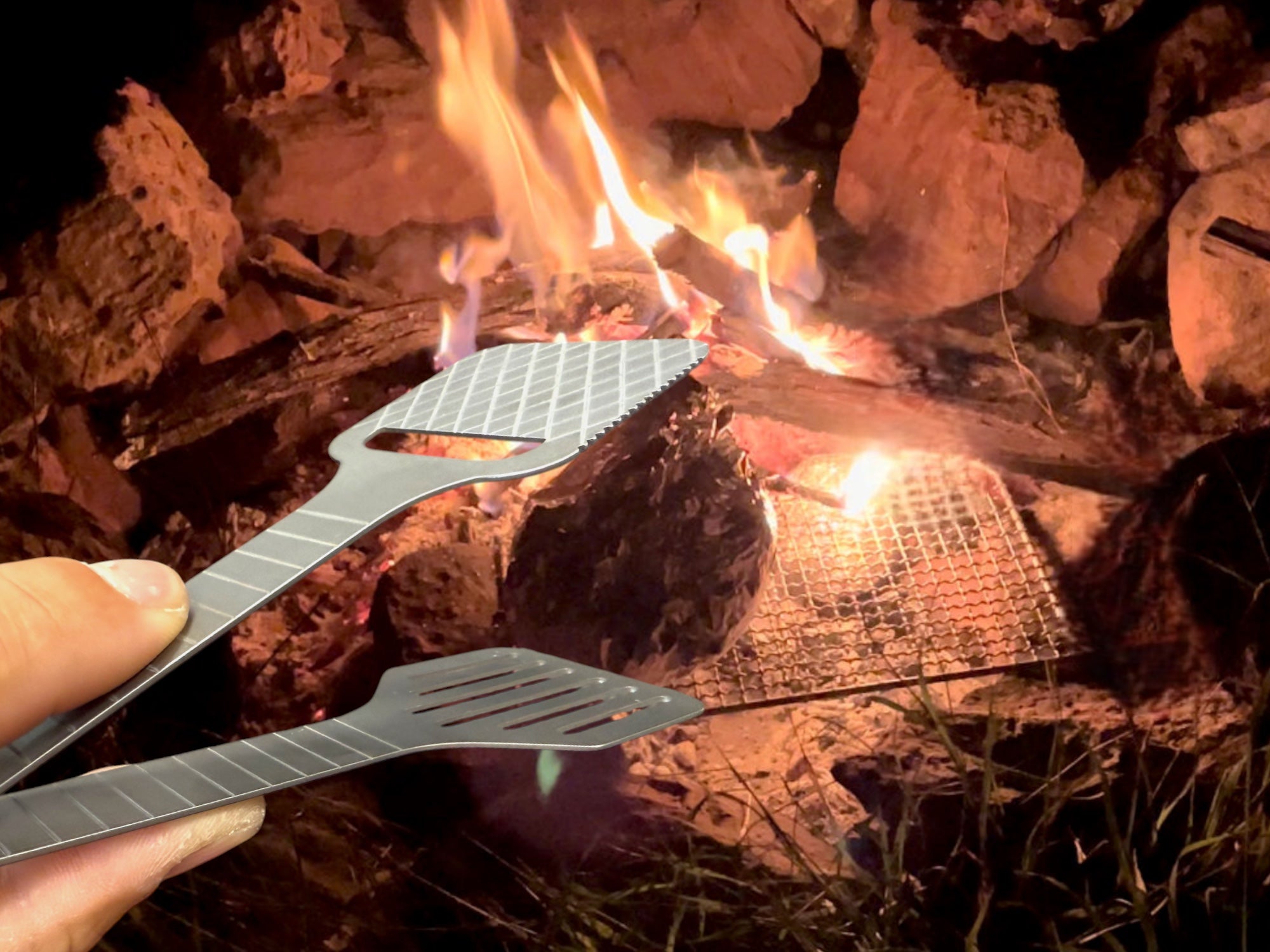 Camping Multipurpose BBQ Tong Set