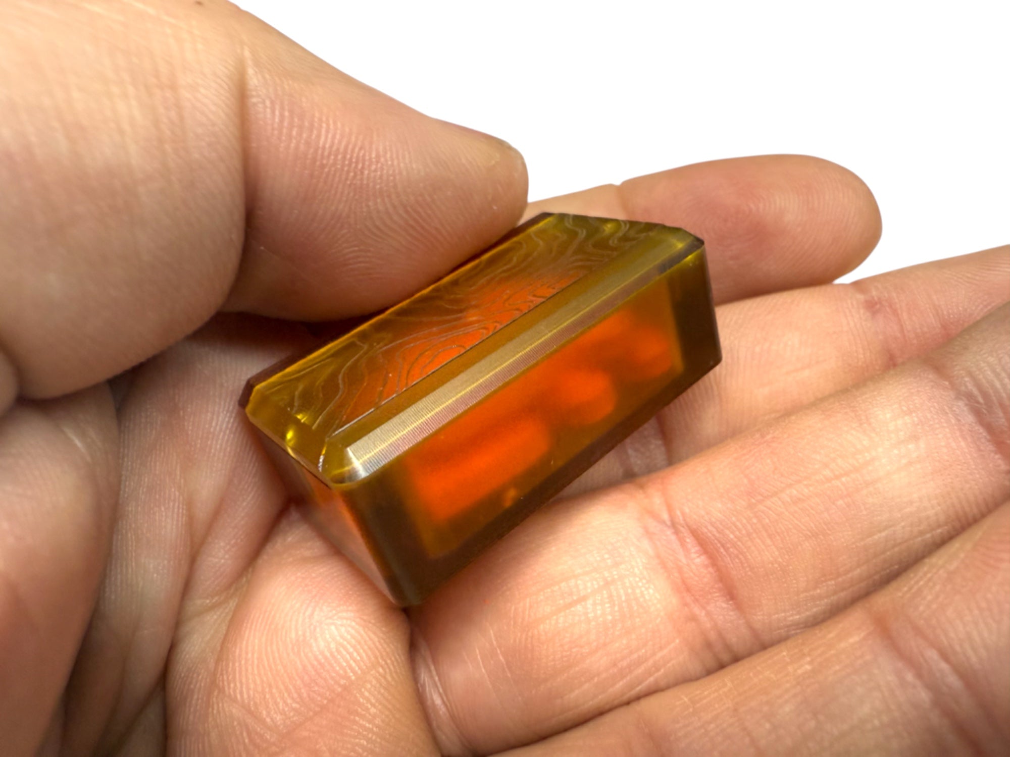 Tiny Ultem Pocket Box - Topo + Glow Silicone Holder - Gen 3