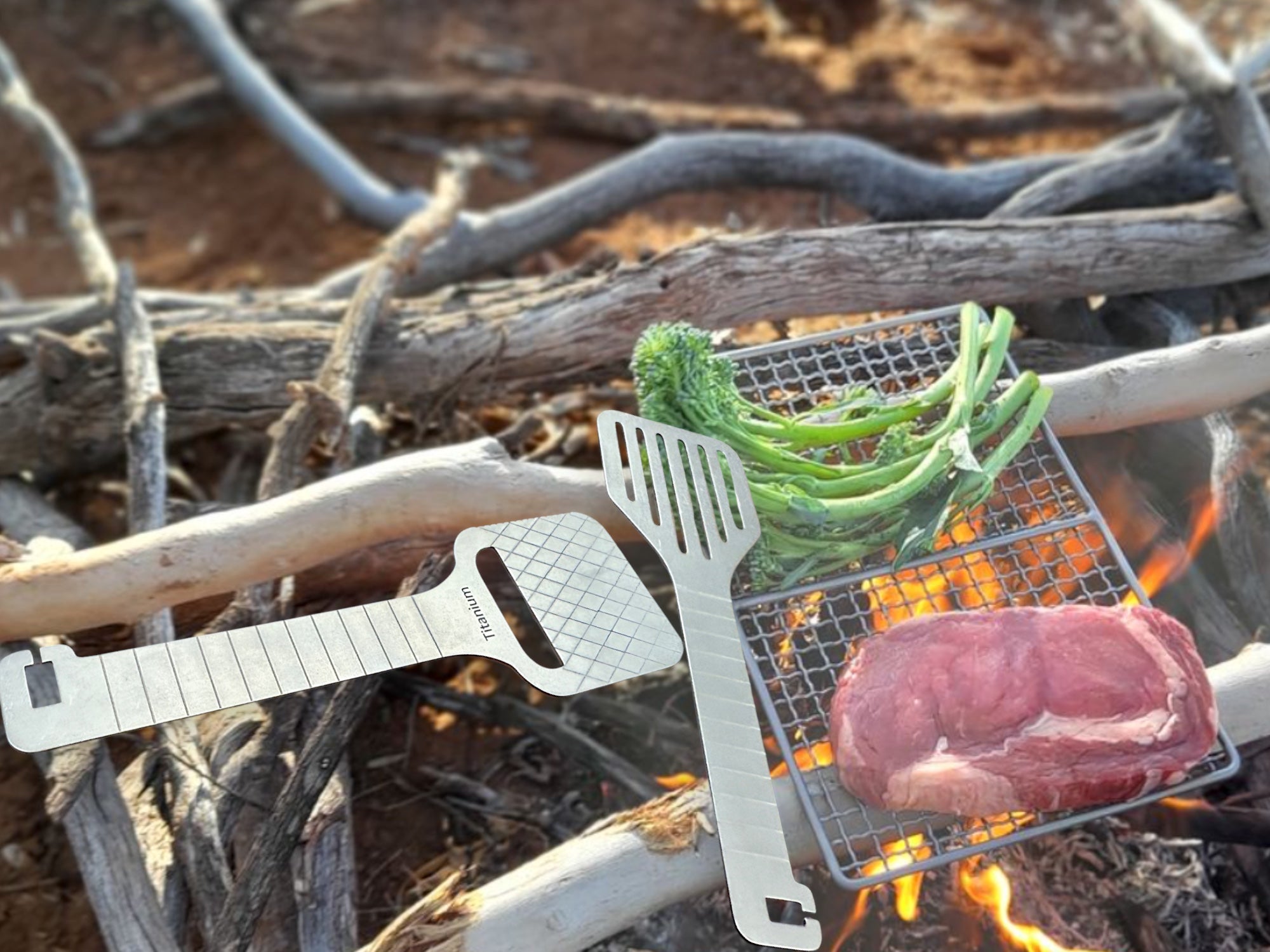 Camping Multipurpose BBQ Tong Set