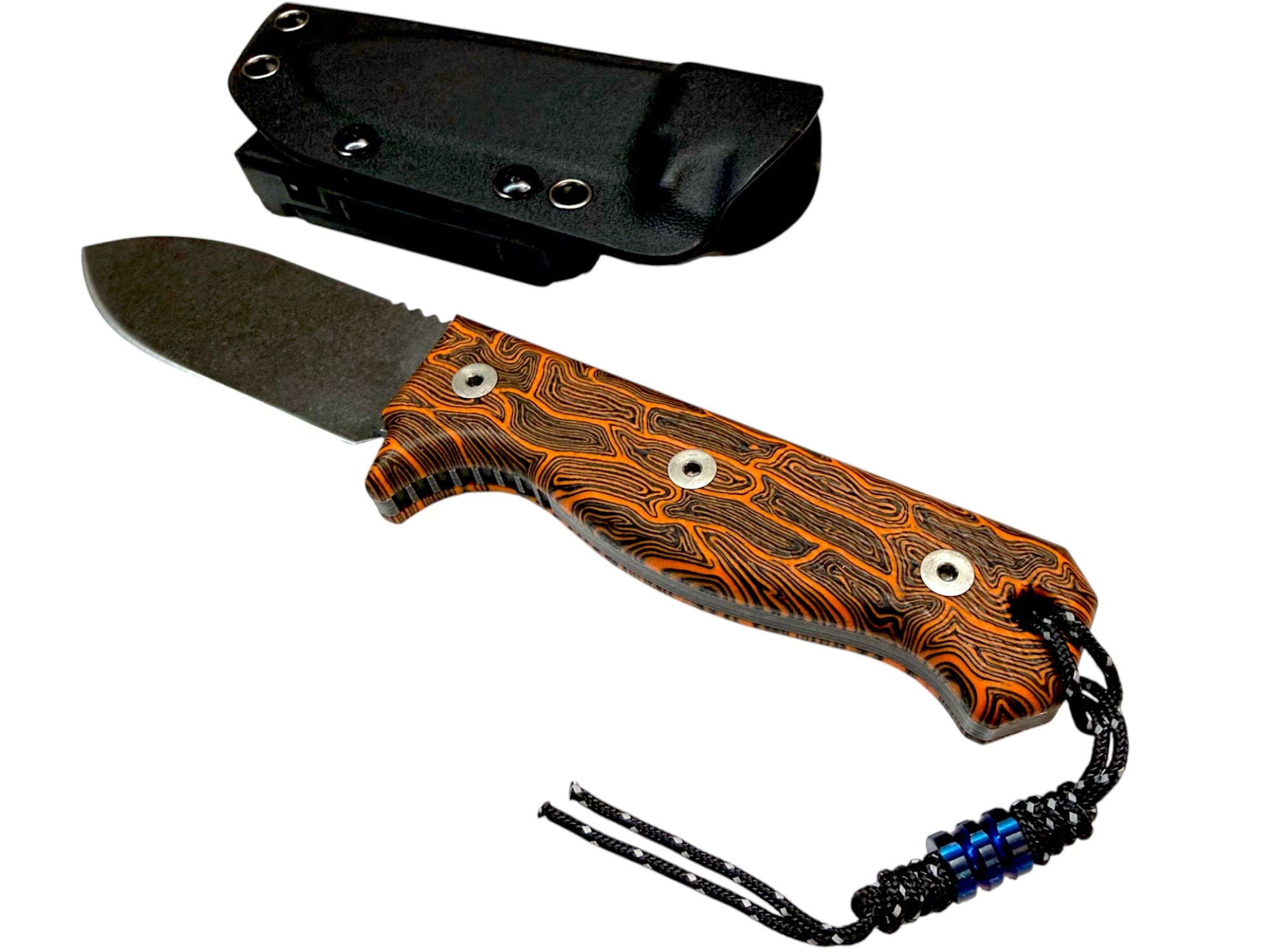 ERGO R4A PRO - Ready 4 Action - Fixed Blade Knife ( Orange Labyrinth G10 )