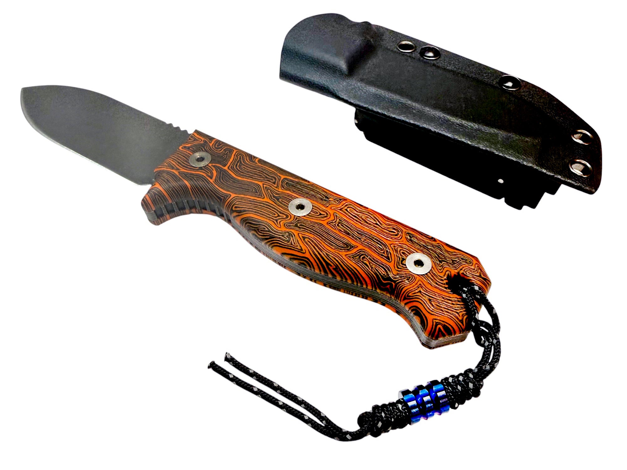 ERGO R4A PRO - Ready 4 Action - Fixed Blade Knife ( Orange Labyrinth G10 )