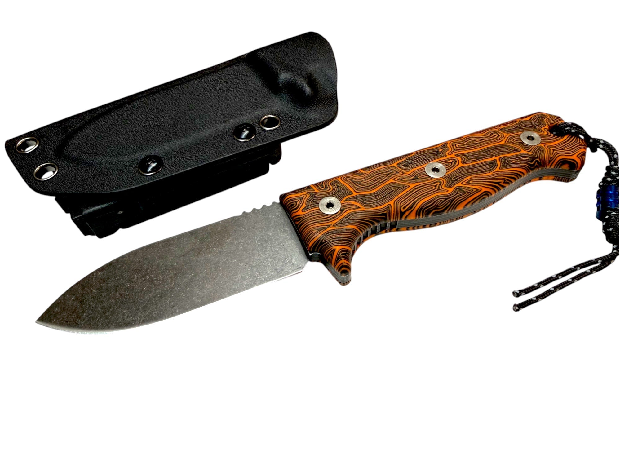 ERGO R4A PRO - Ready 4 Action - Fixed Blade Knife ( Orange Labyrinth G10 )