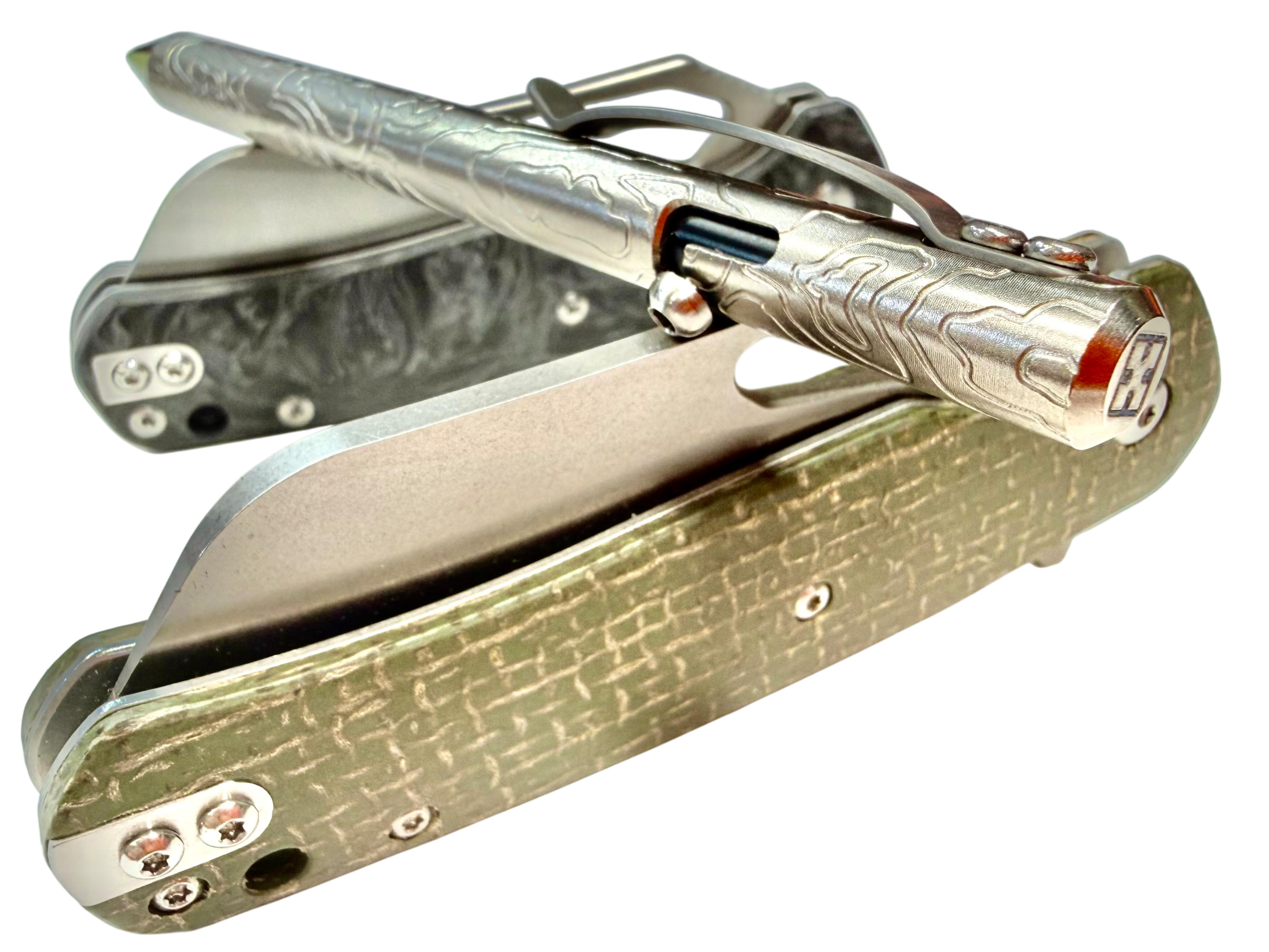 MaxMadCo Design - Titanium - Bolt Action Pen - Gen 3