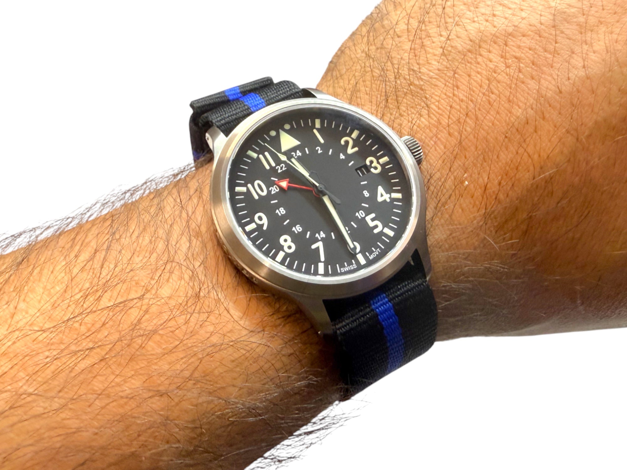 Titanium Thin Blue Line "Mil Series" Bands by Maratac® - Limited Edition