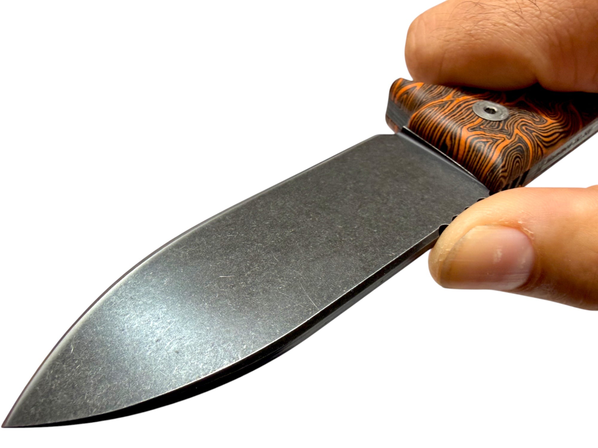 ERGO R4A PRO - Ready 4 Action - Fixed Blade Knife ( Orange Labyrinth G10 )