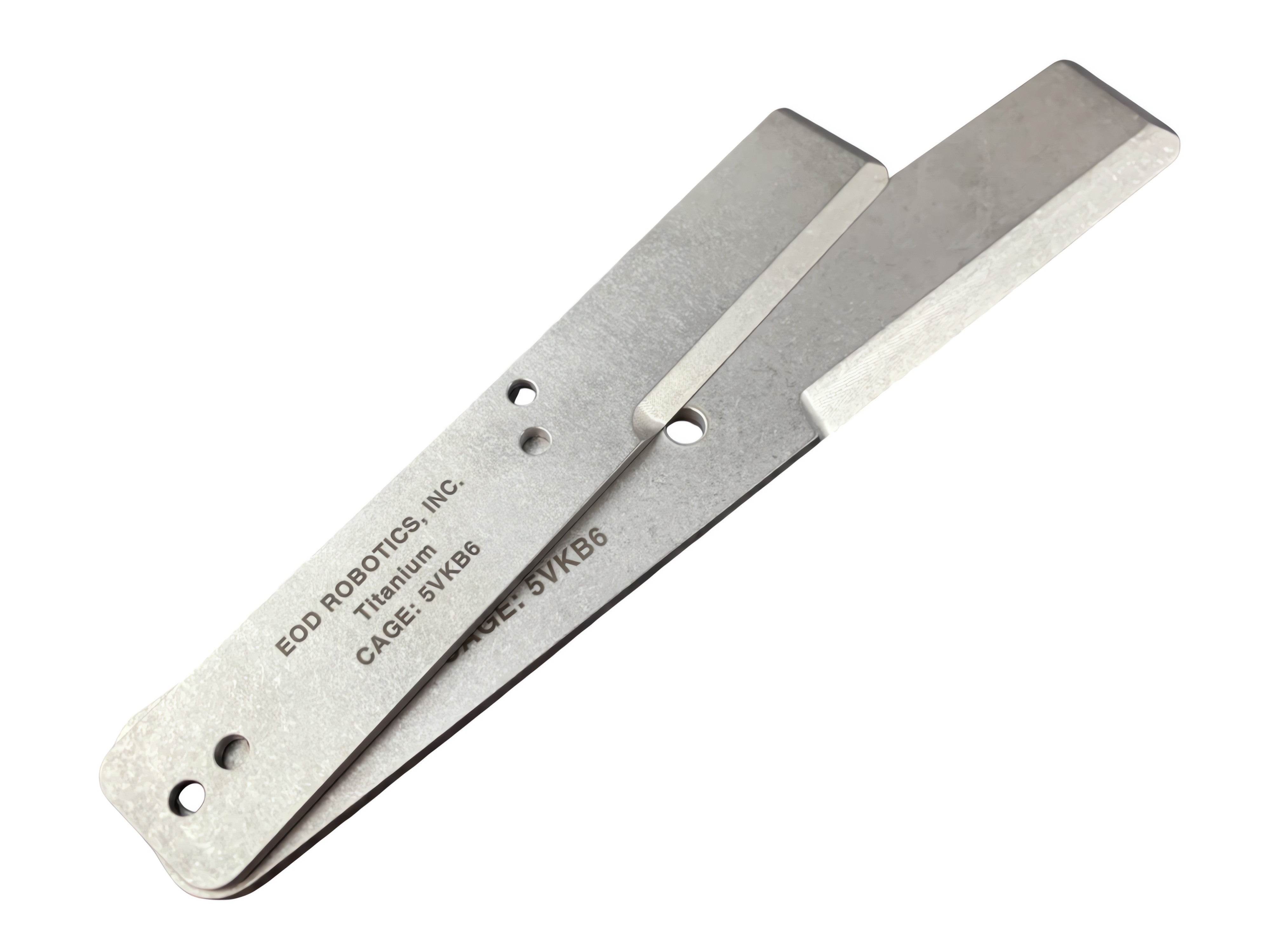 Tumbled Titanium EOD Robotics Breacher Bar ( 2 Sizes )