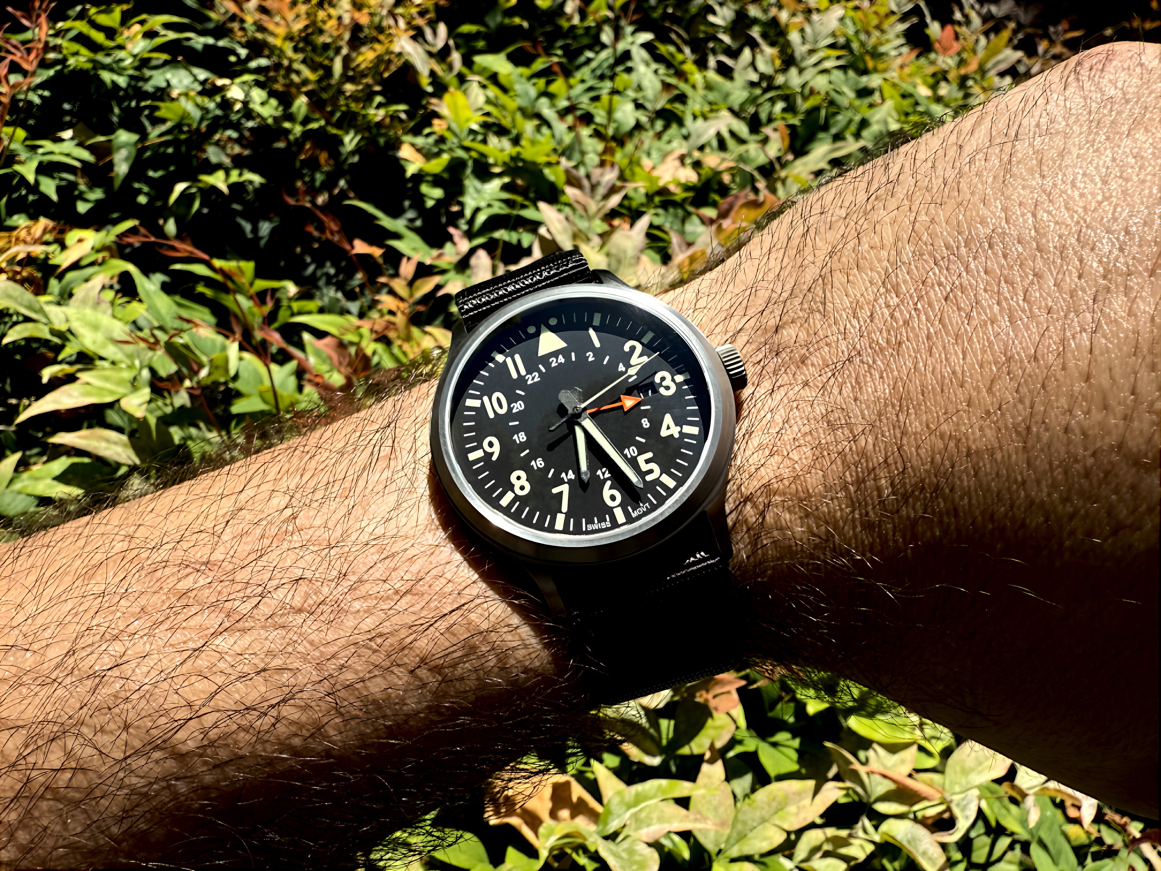 44mm Large Titanium GMT Watch by Maratac® + Date Window - Gen 2