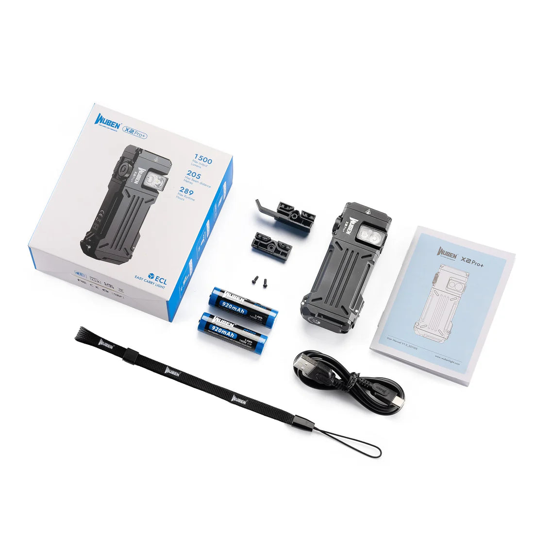 Wuben X2 Pro+ 1500 Lumens Magnetic EDC Flashlight - Coming Soon!