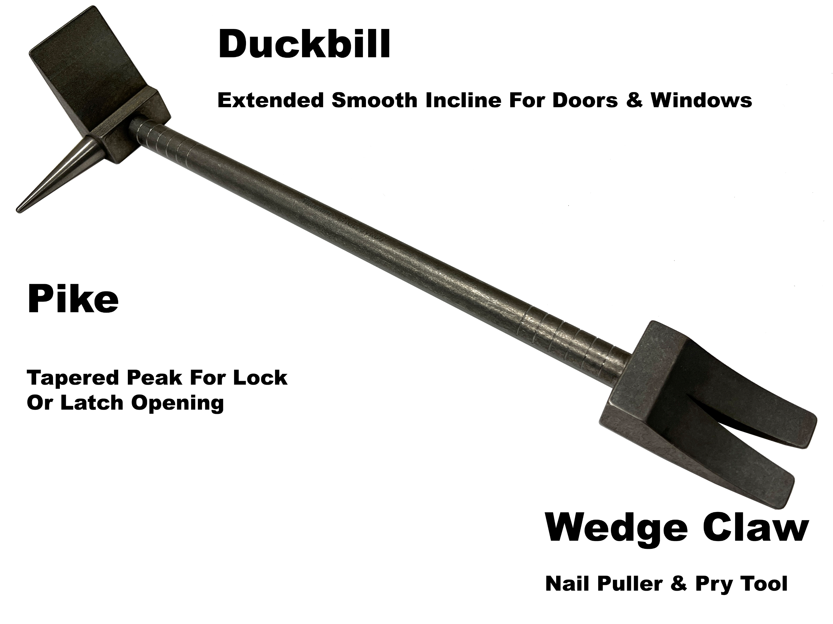 12" XL Ti Hooligan Forced Entry Tool - Titanium - New 2026 Small Batch!