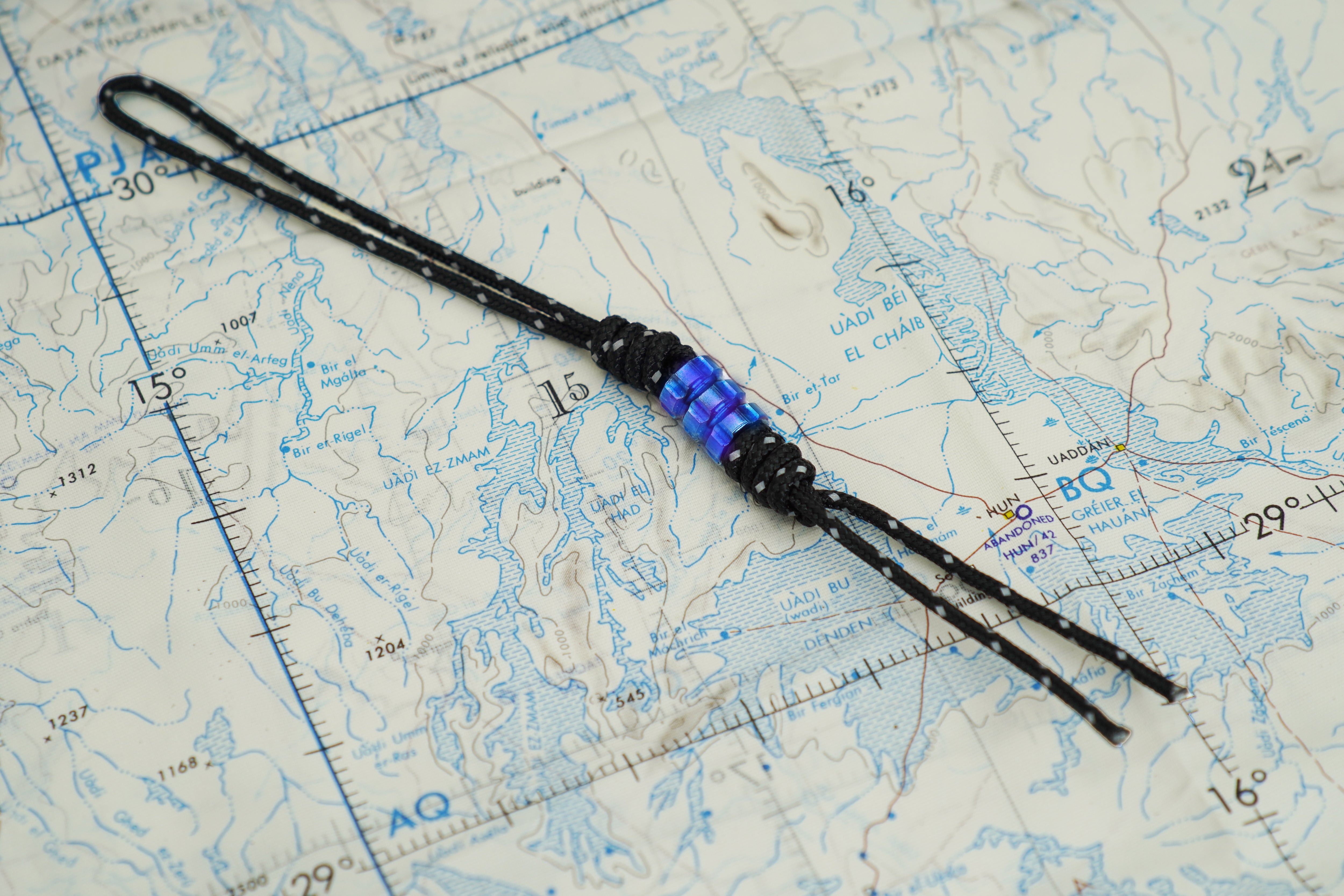 Combo Reflective Lanyard + DTF - Dynamic Titanium Fob