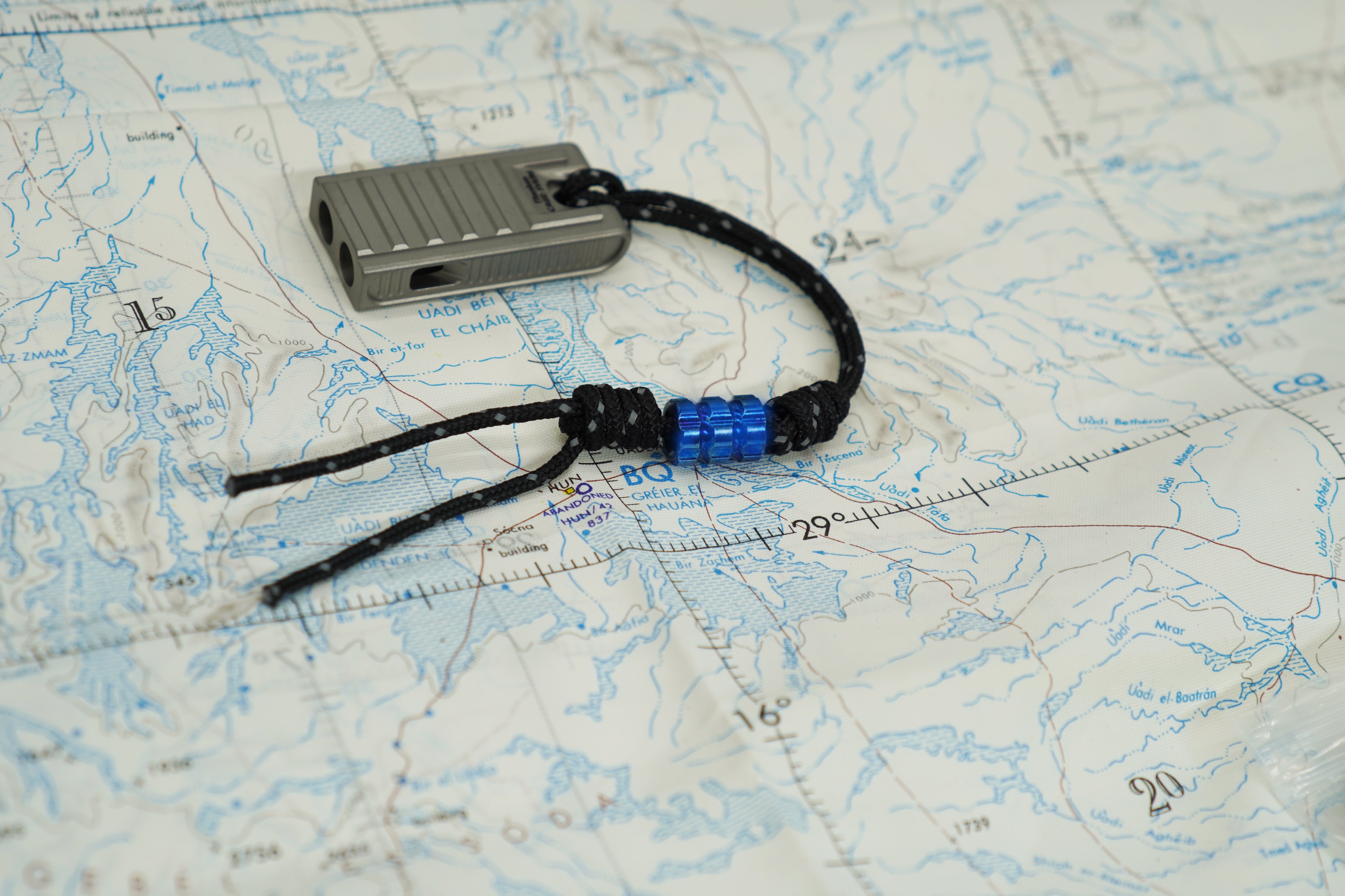 Combo Reflective Lanyard + DTF - Dynamic Titanium Fob