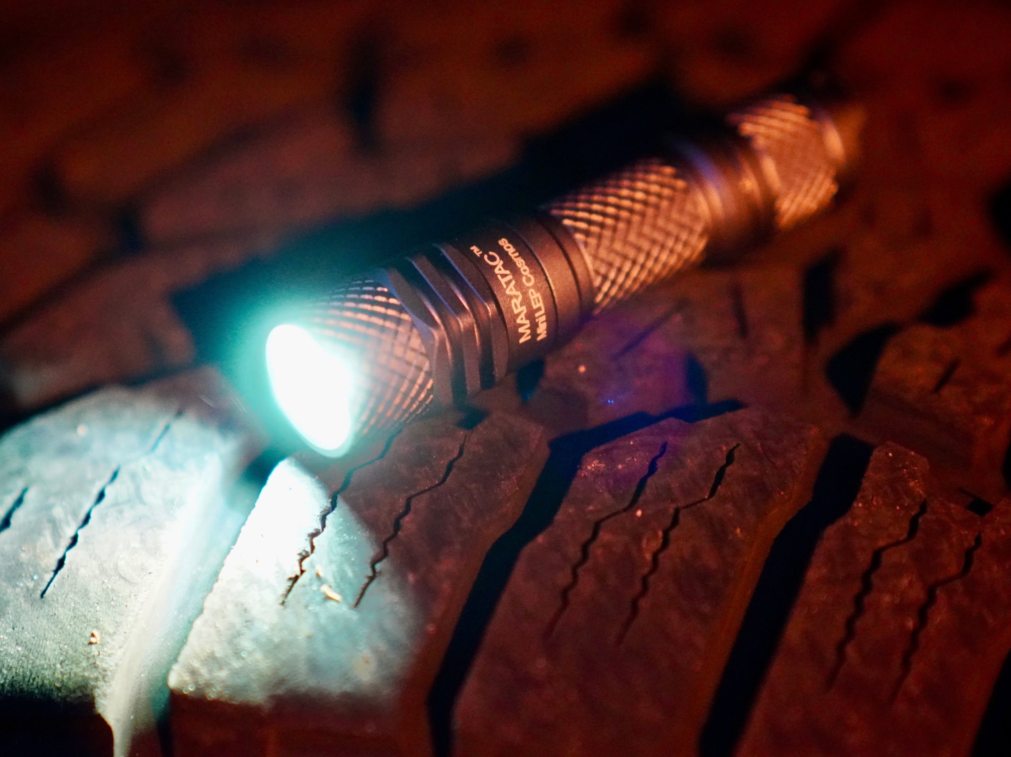 Mini LEP Cosmos - Laser Flashlight 14500 by Maratac® - Gray
