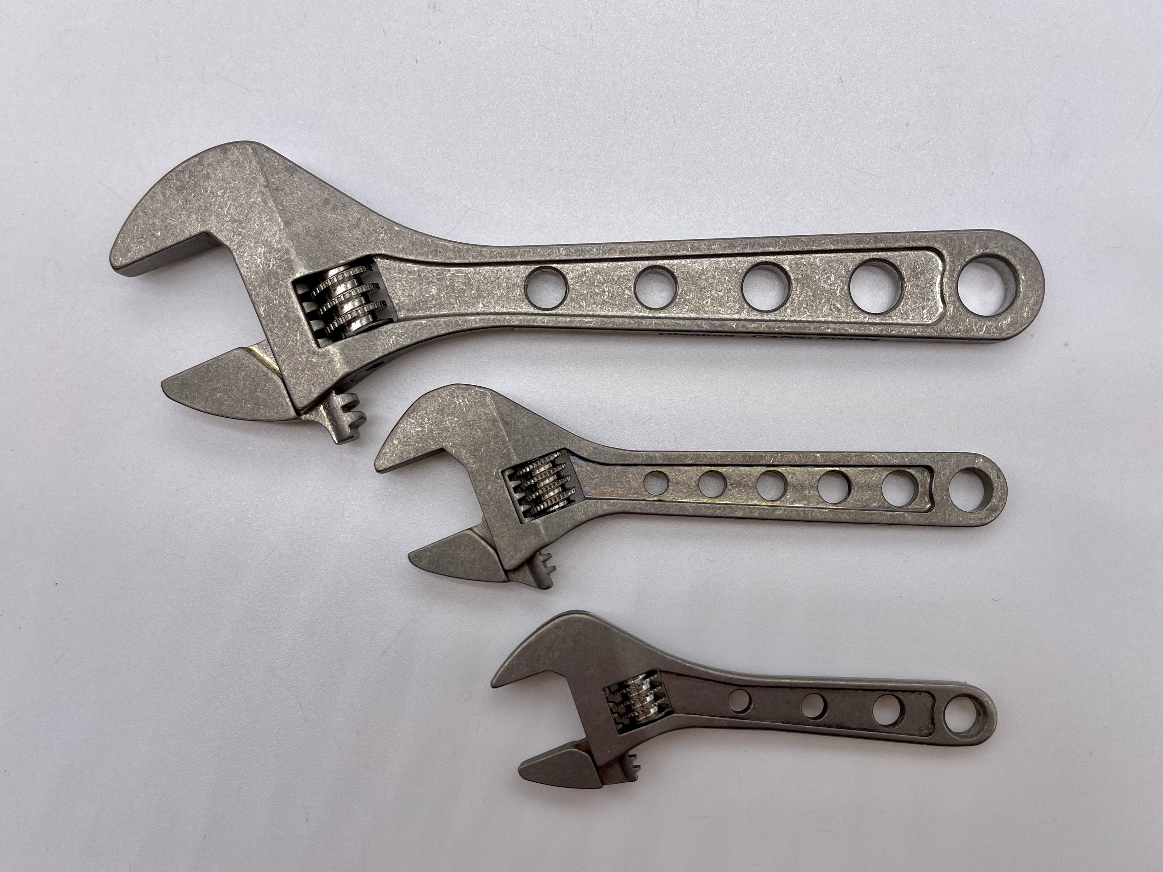 Adjustable Wrench - Titanium 6 Inch ( NSN Pending ) - CountyComm