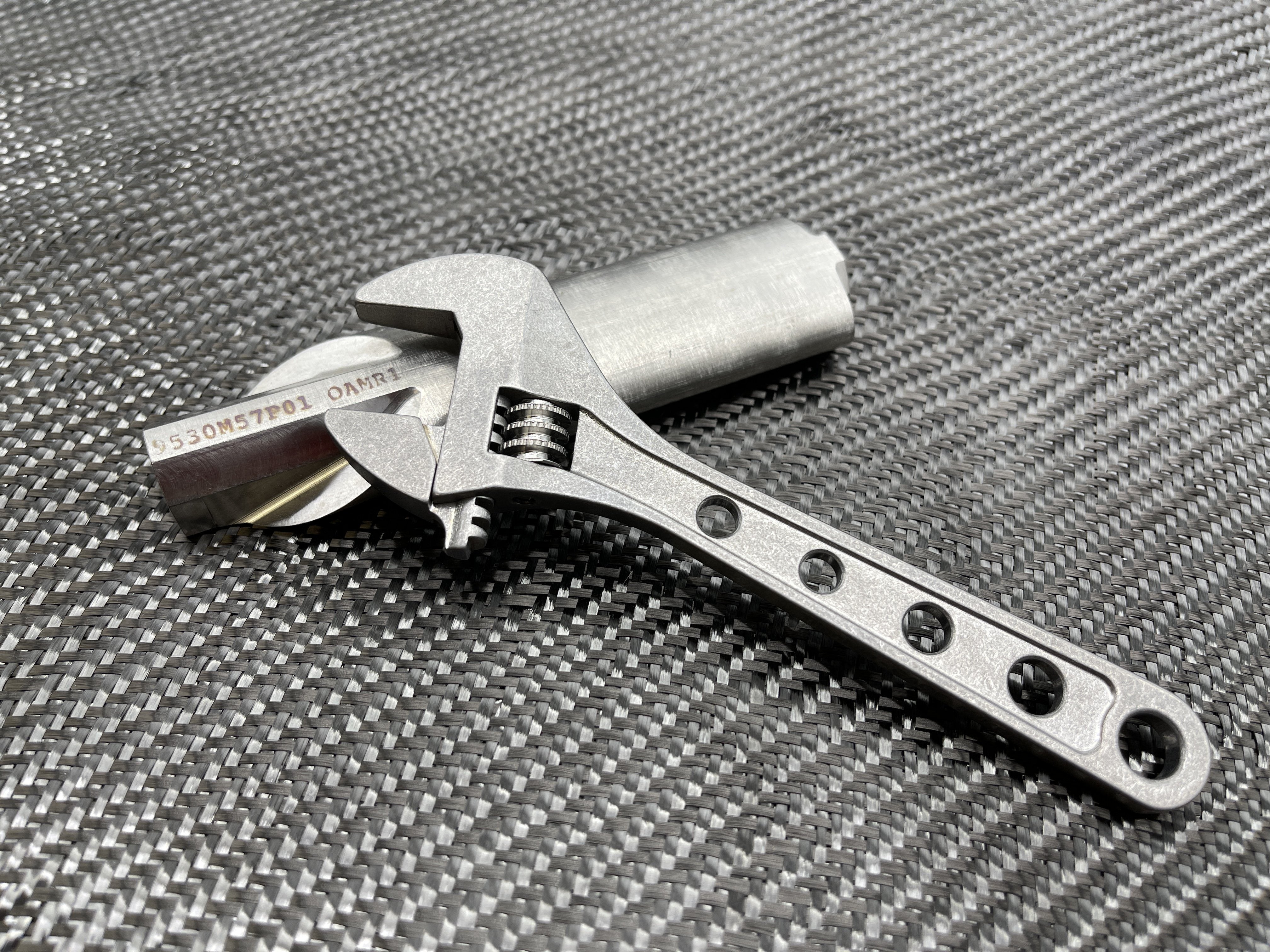 Adjustable Wrench - Titanium 6 Inch ( NSN Pending ) - CountyComm