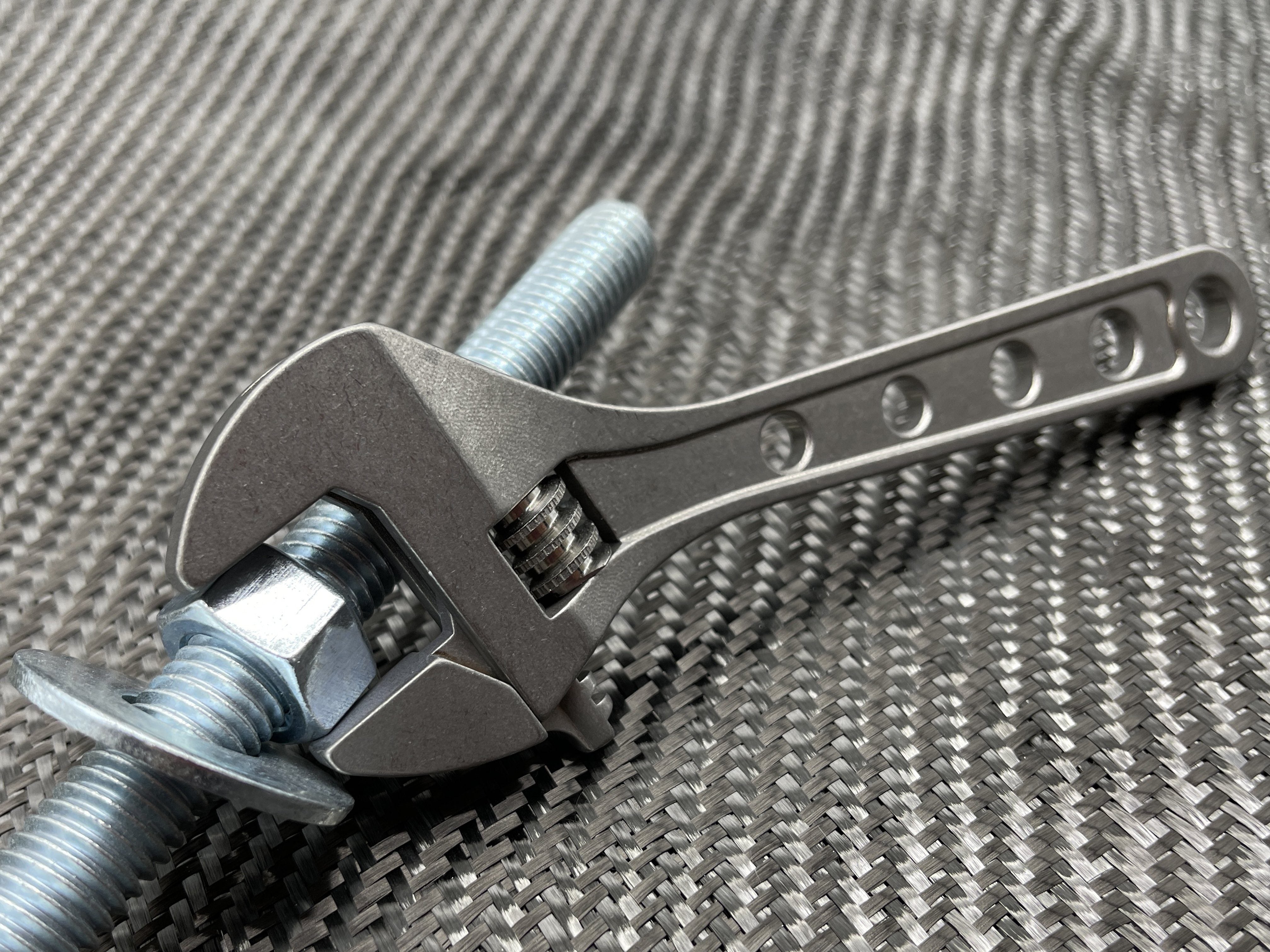 Adjustable Wrench - Titanium 6 Inch ( NSN Pending ) - CountyComm