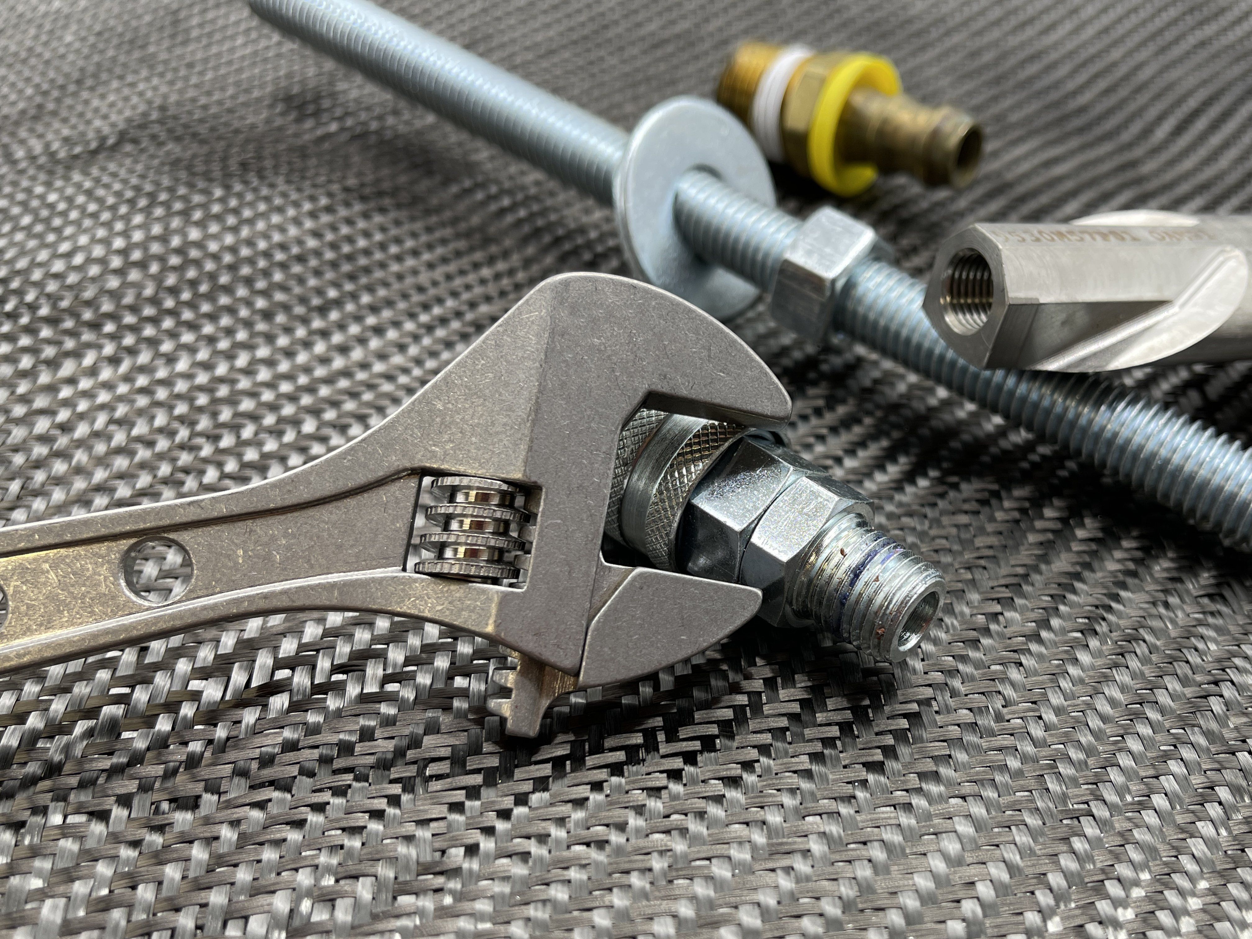 Adjustable Wrench - Titanium 6 Inch ( NSN Pending ) - CountyComm
