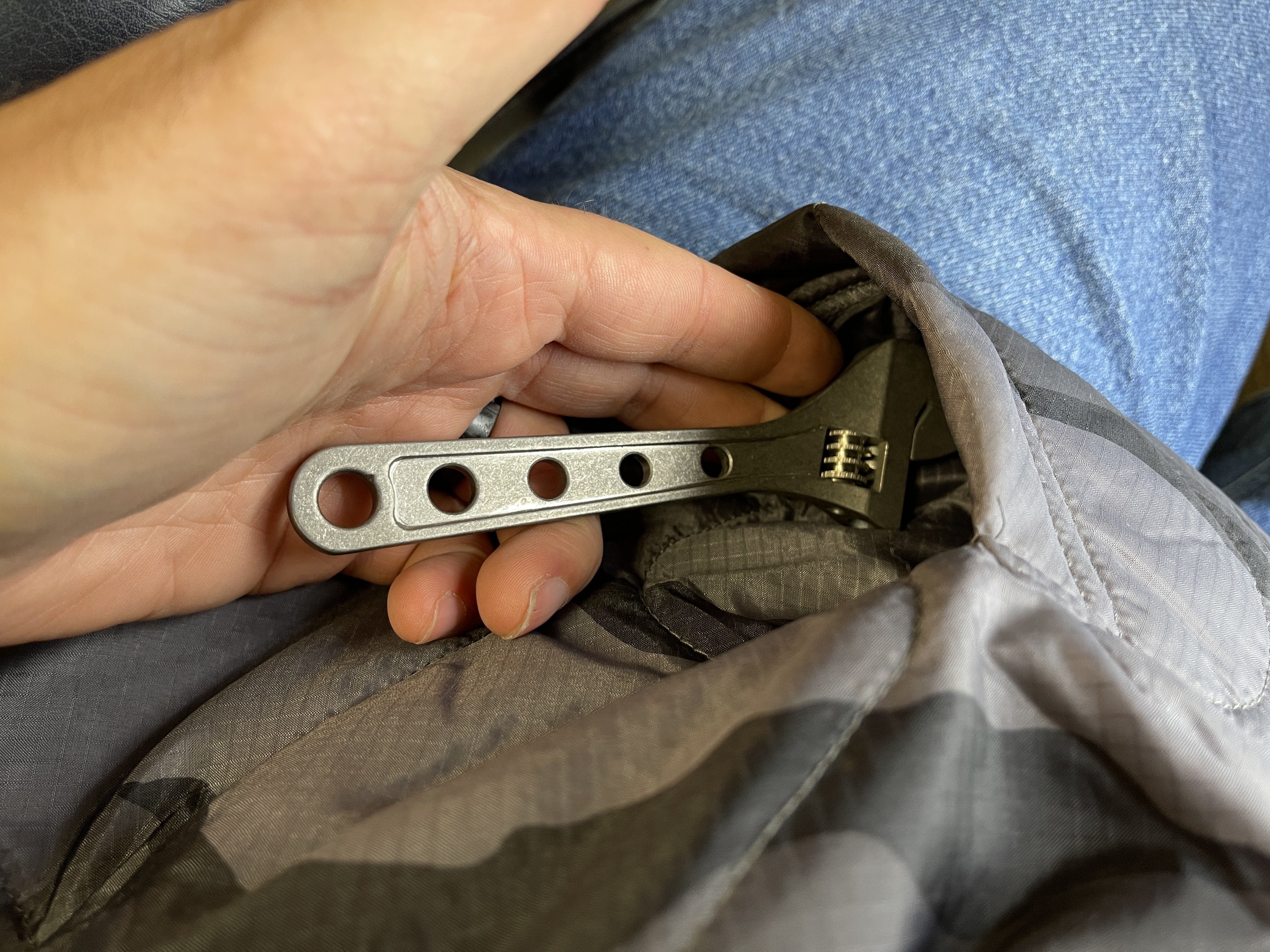 Adjustable Wrench - Titanium 6 Inch ( NSN Pending ) - CountyComm
