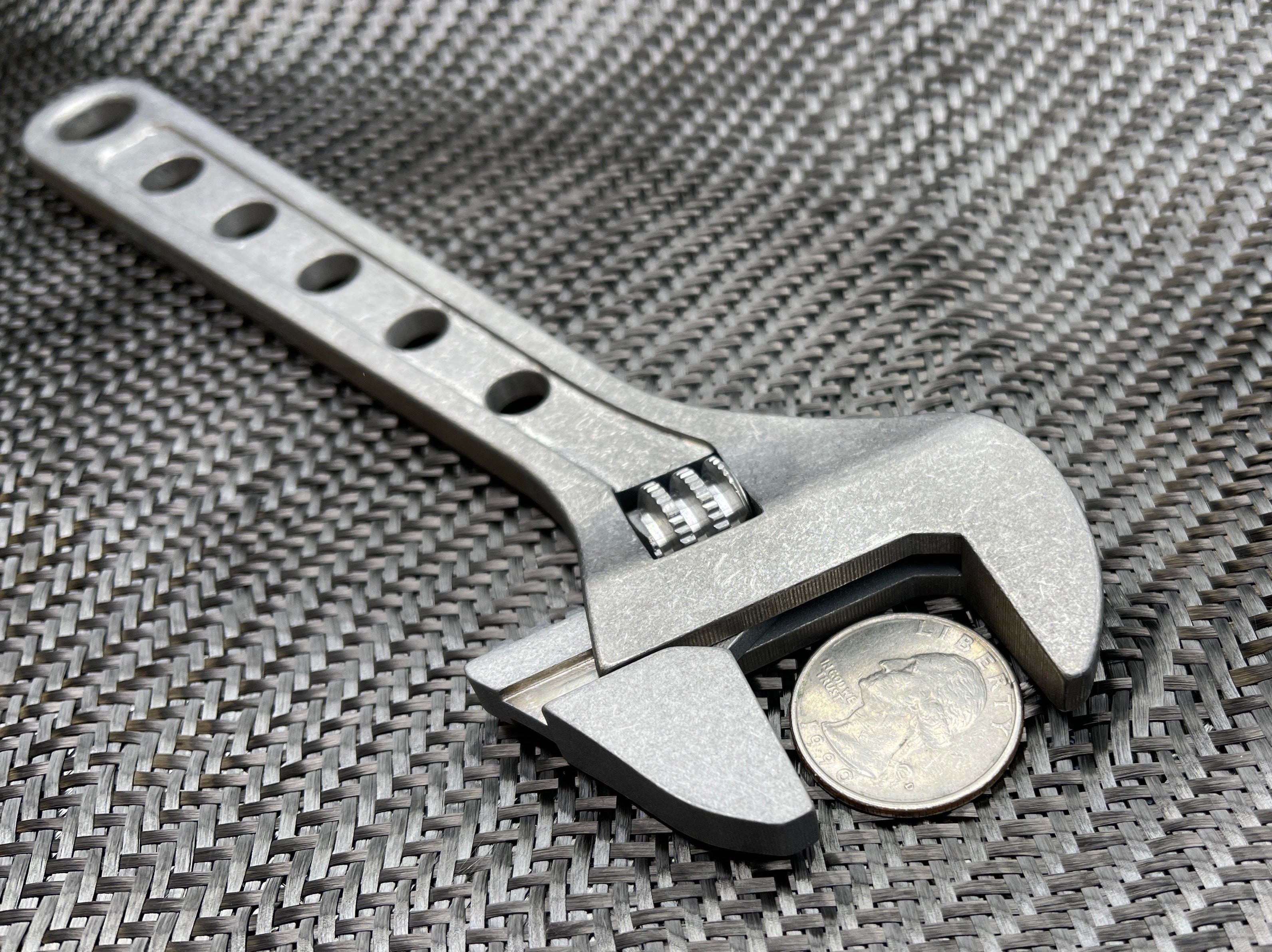 8 Inch  - Titanium Adjustable Wrench - ( NSN Pending )