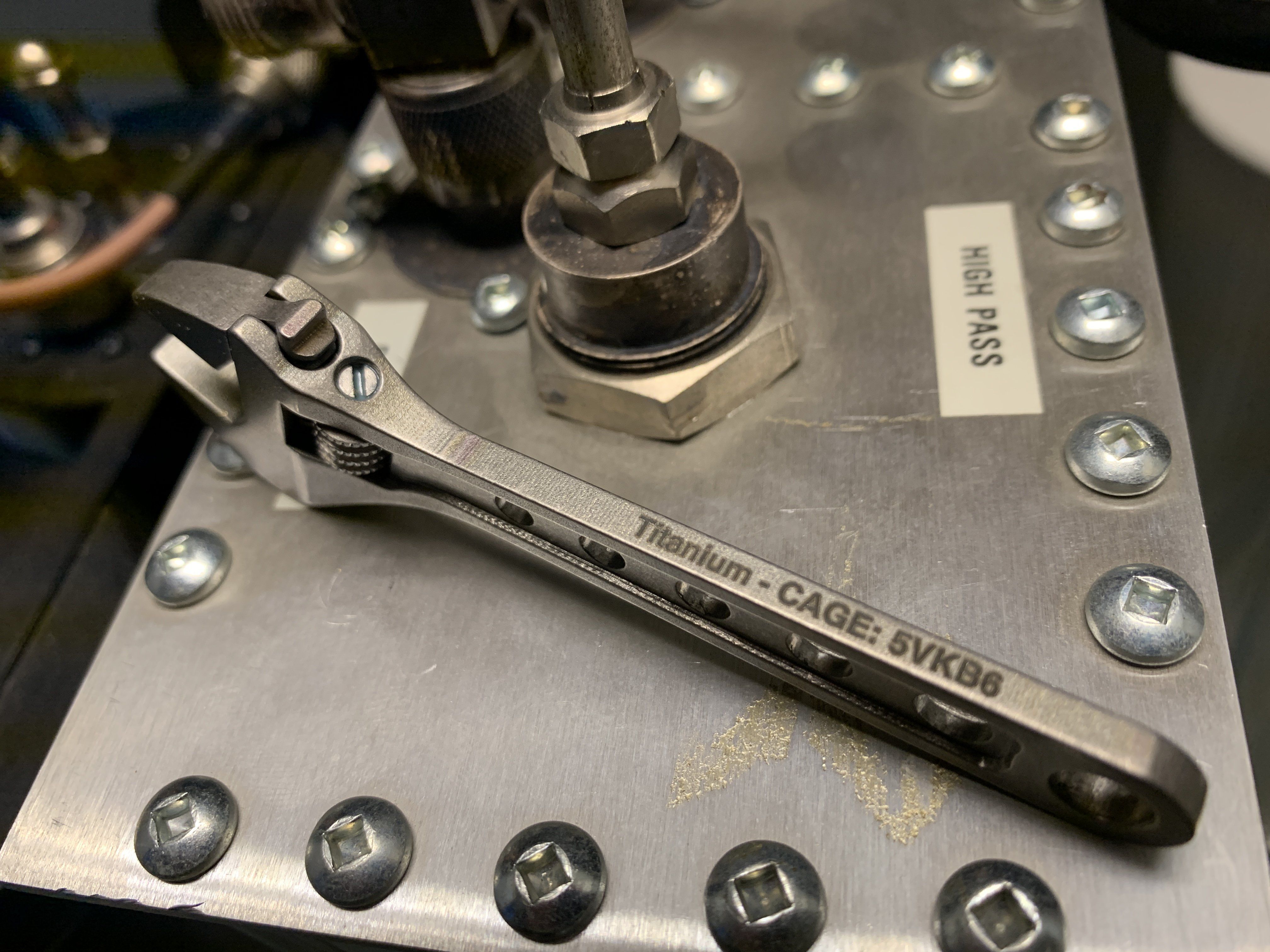 Adjustable Wrench - Titanium 4 Inch ( NSN Pending ) - CountyComm